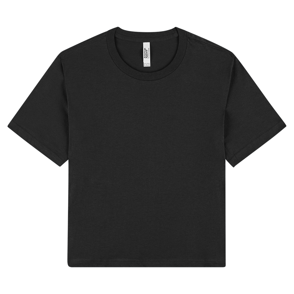 102 American Apparel Women's Fine Jersey Boxy T-Shirt