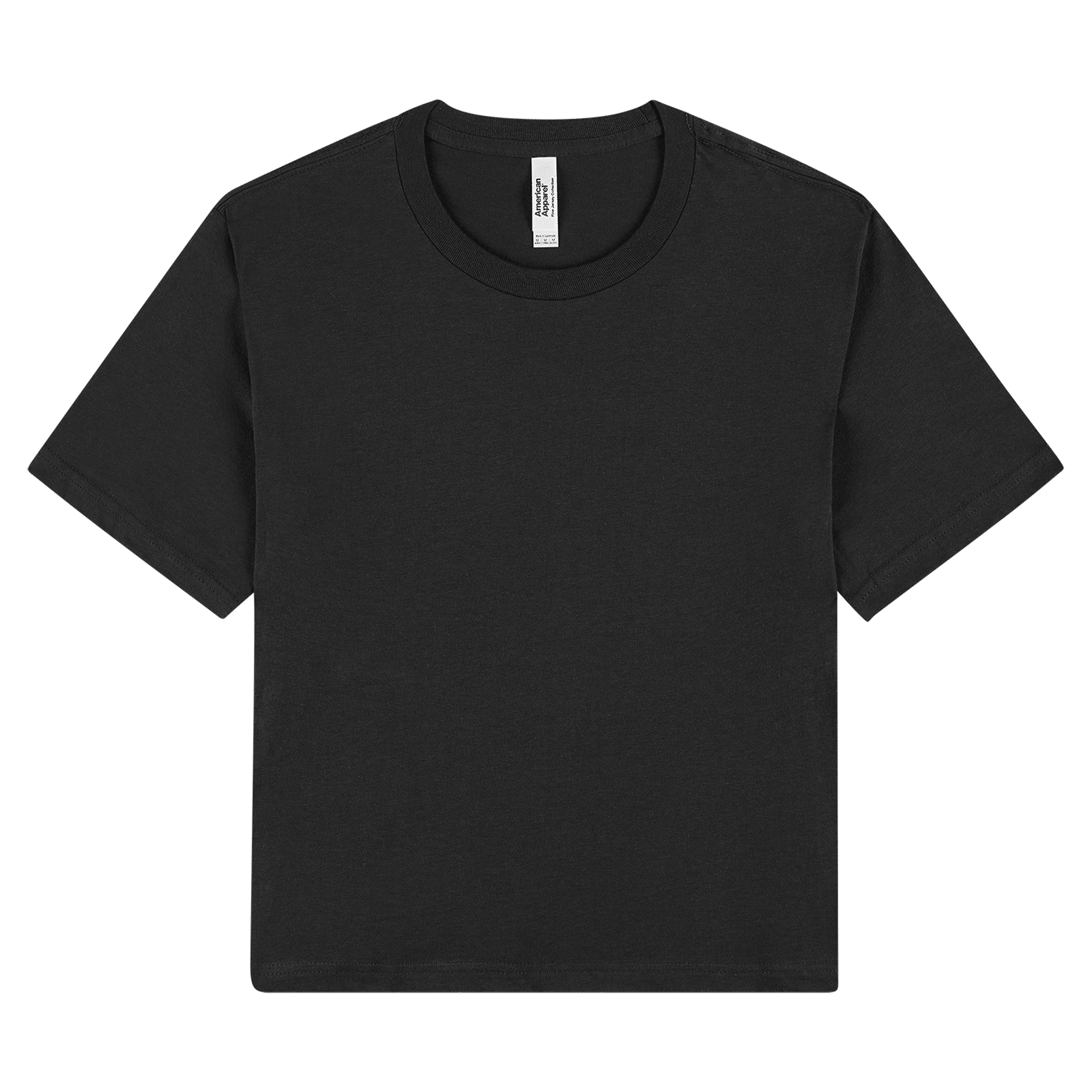 102 American Apparel Women's Fine Jersey Boxy T-Shirt