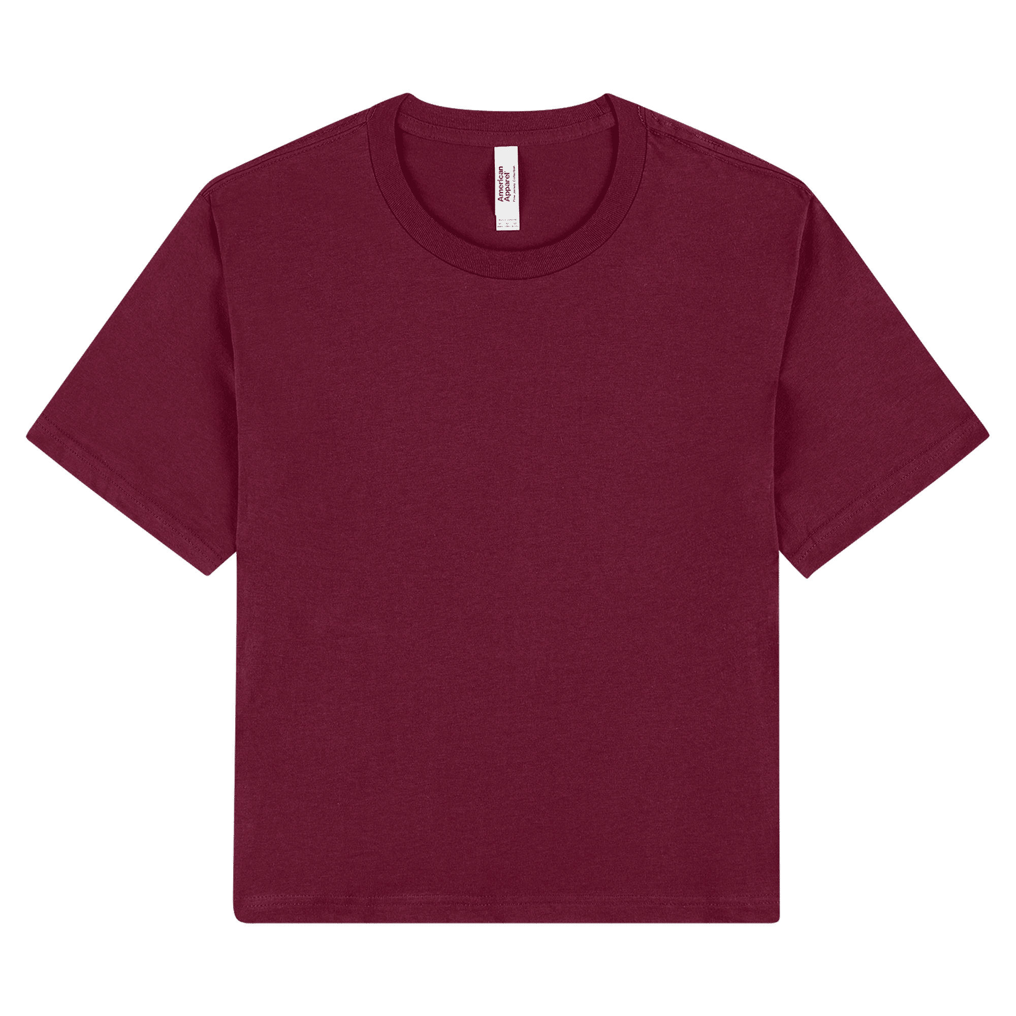 102 American Apparel Women's Fine Jersey Boxy T-Shirt