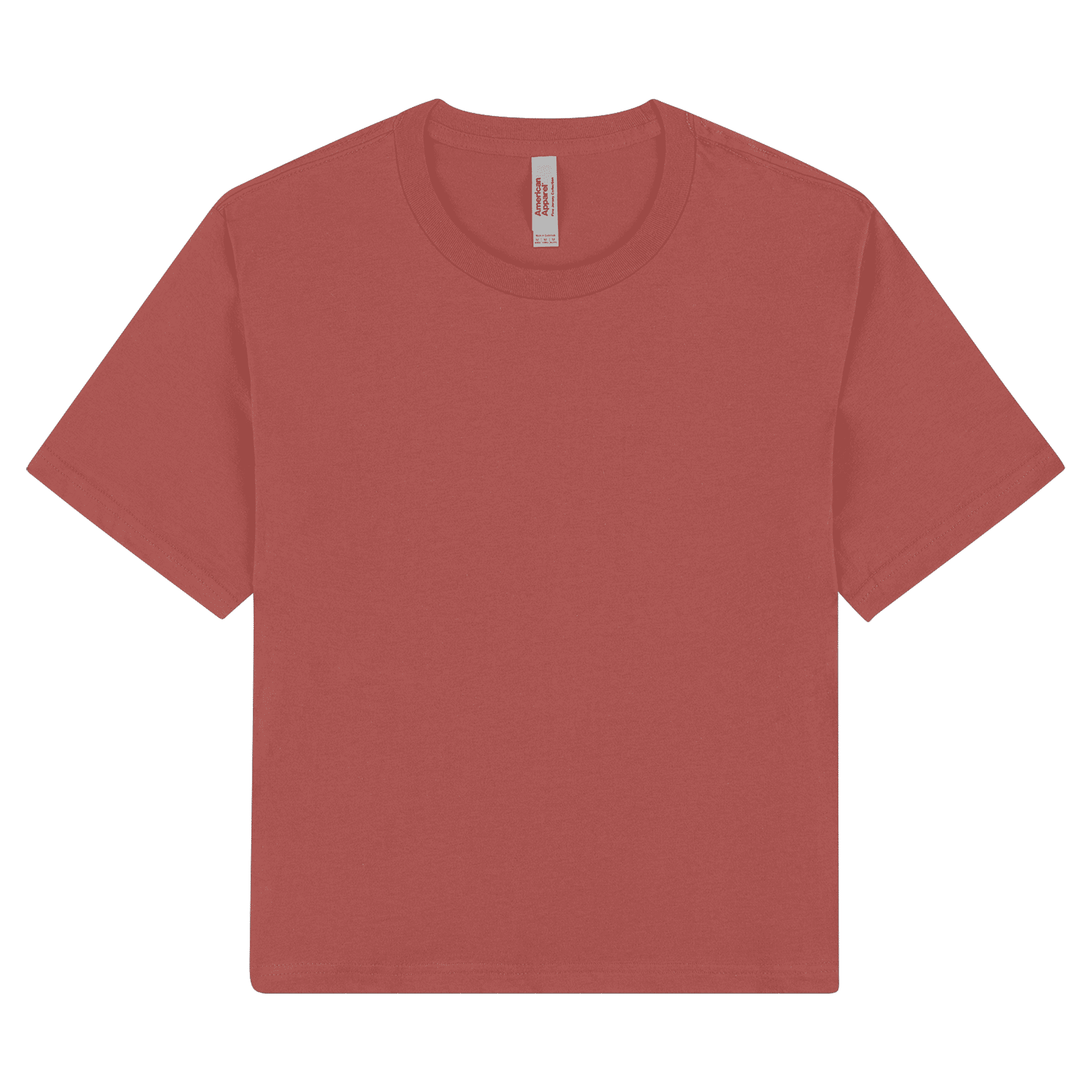 102 American Apparel Women's Fine Jersey Boxy T-Shirt