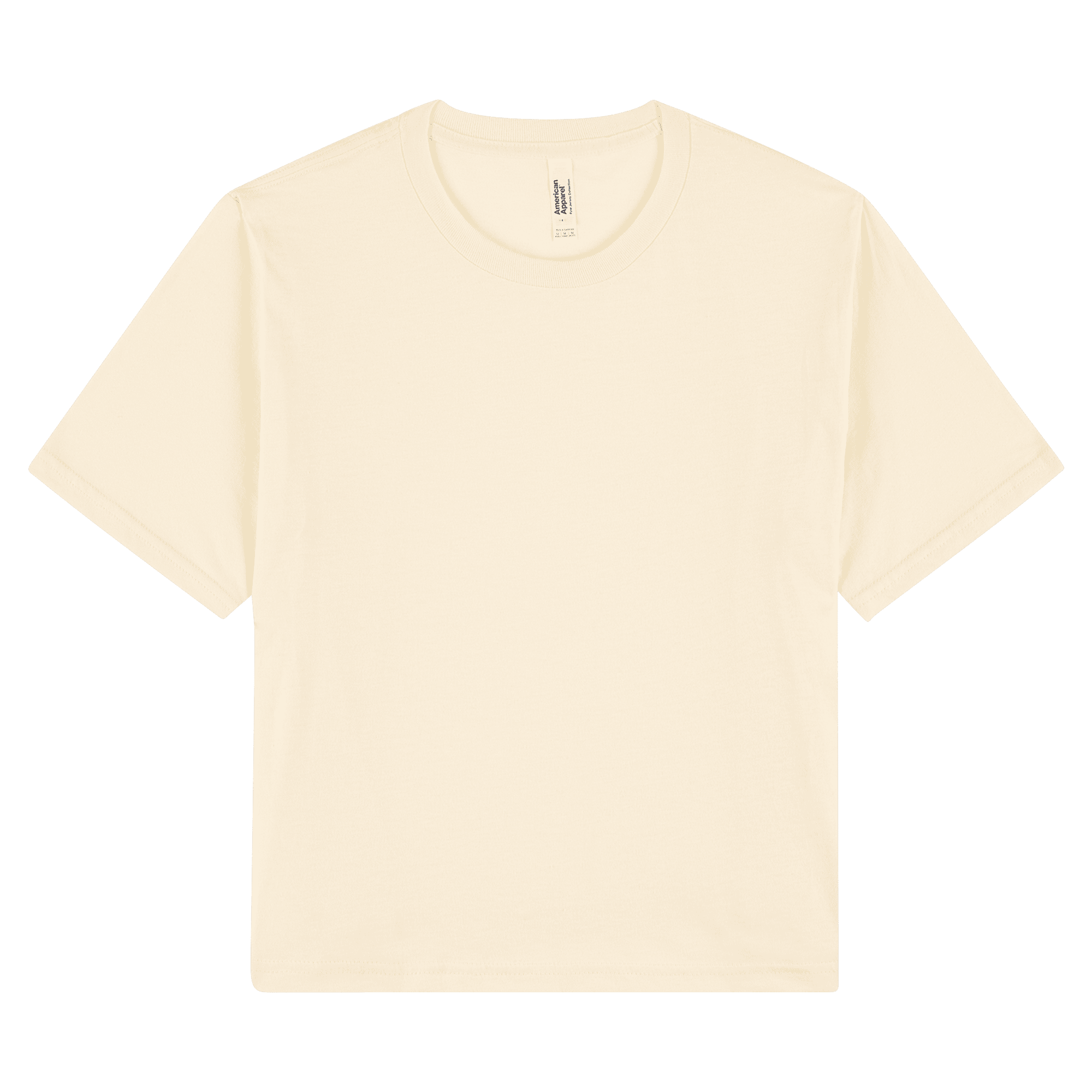 102 American Apparel Women's Fine Jersey Boxy T-Shirt
