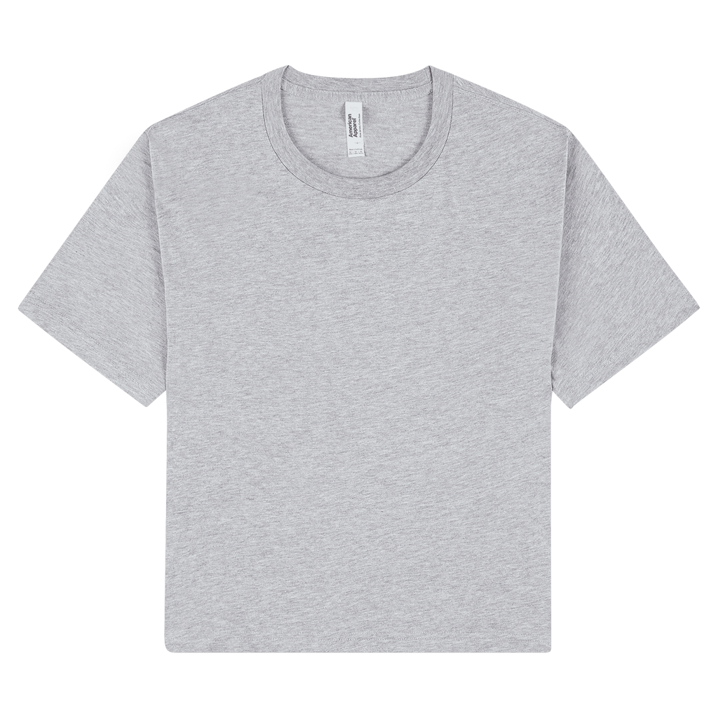 102 American Apparel Women's Fine Jersey Boxy T-Shirt