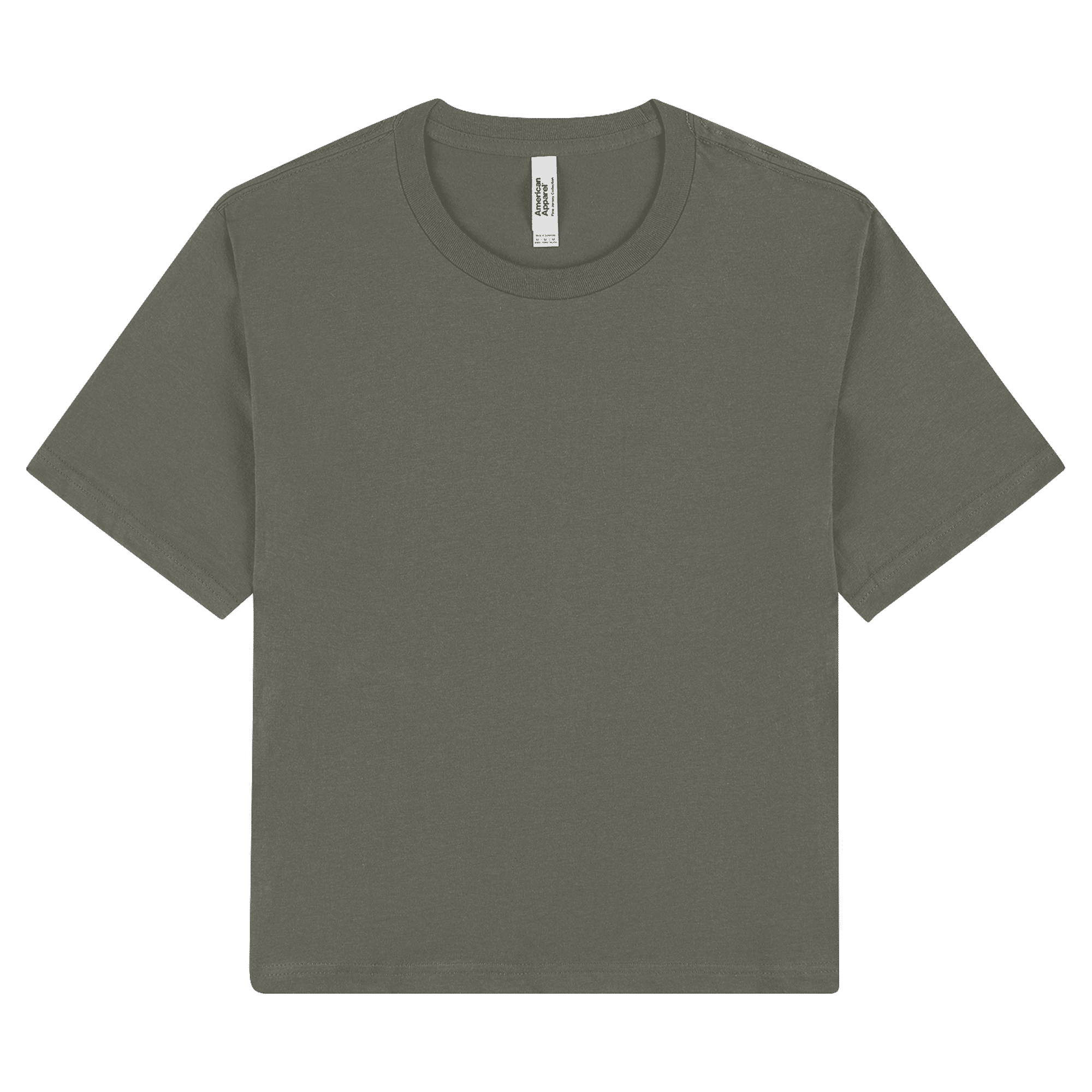 102 American Apparel Women's Fine Jersey Boxy T-Shirt