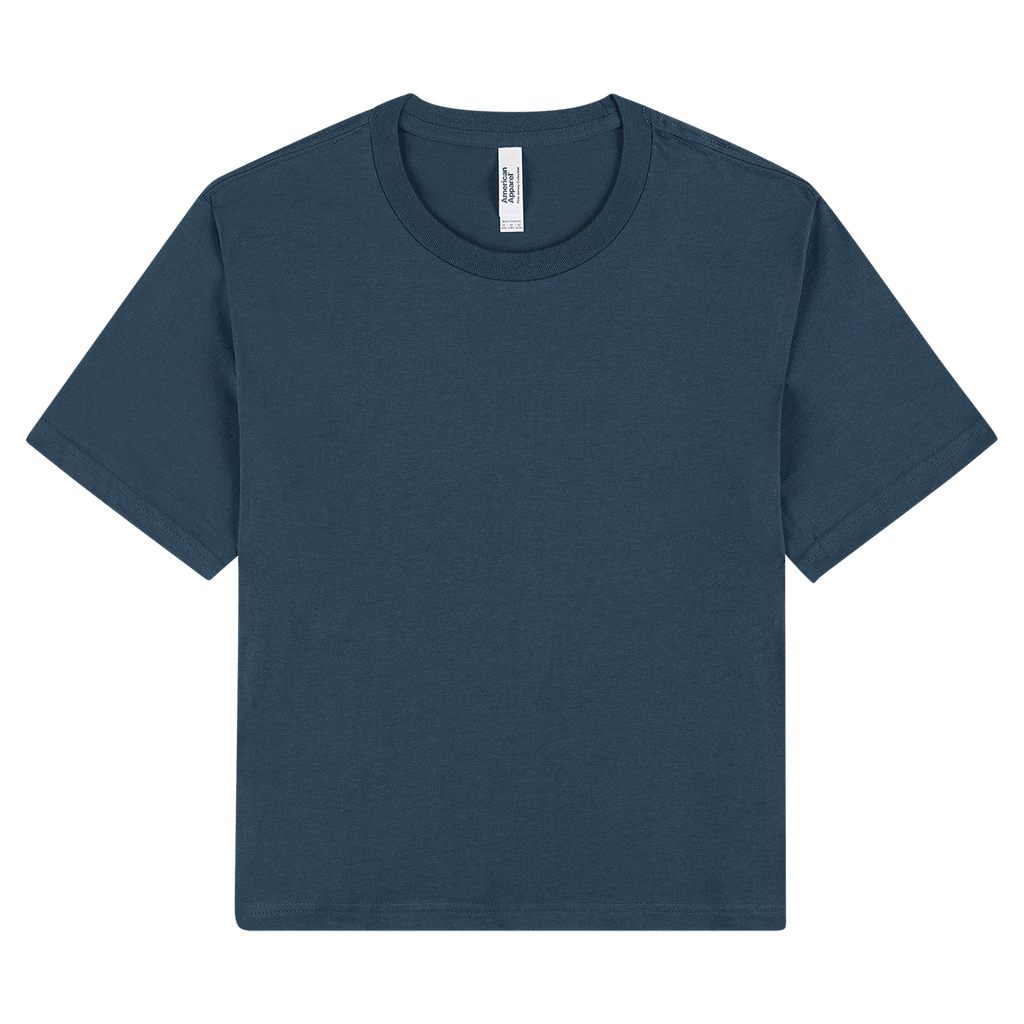 102 American Apparel Women's Fine Jersey Boxy T-Shirt