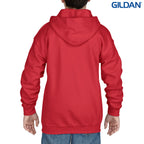 18600B Gildan Heavy Blend Youth Full Zip Hooded Sweatshirt