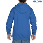 18600B Gildan Heavy Blend Youth Full Zip Hooded Sweatshirt
