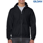 18600 Gildan Heavy Blend Adult Full Zip Hooded Sweatshirt