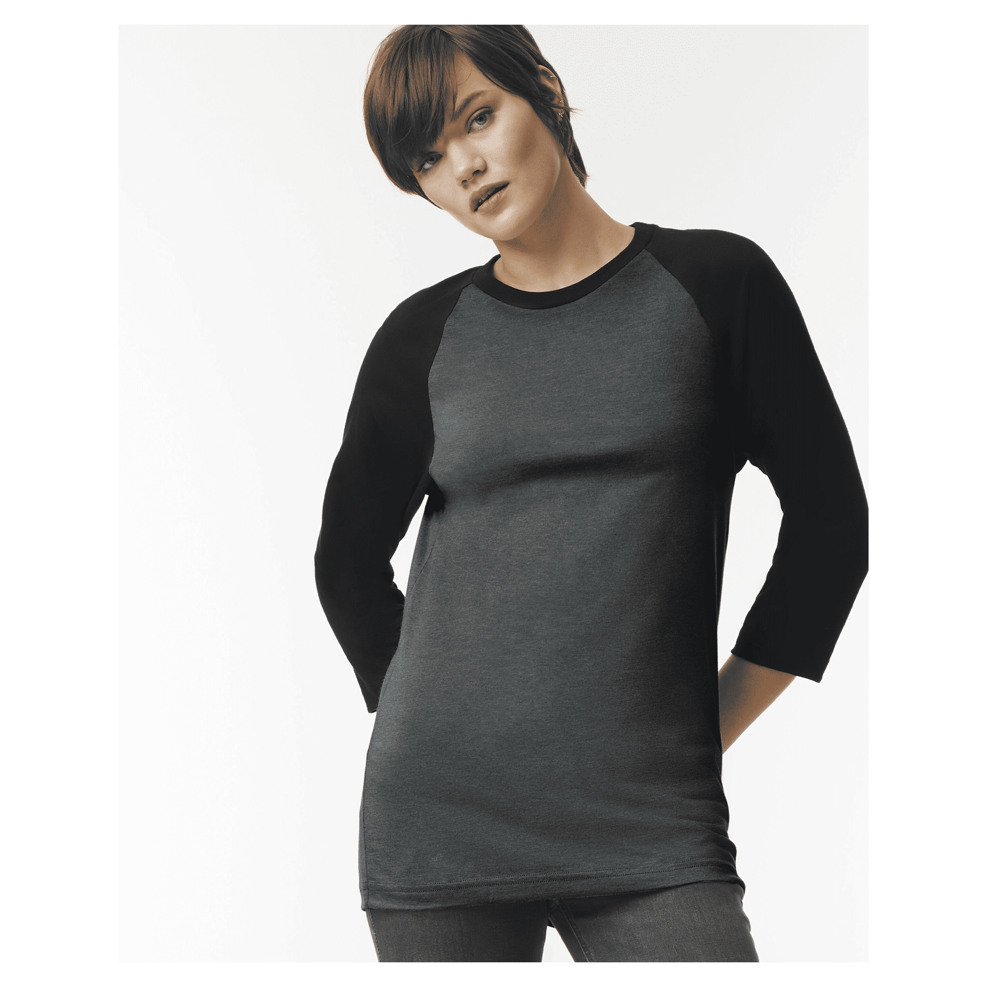 2003CVC American Apparel CVC Unisex Raglan T-shirt
