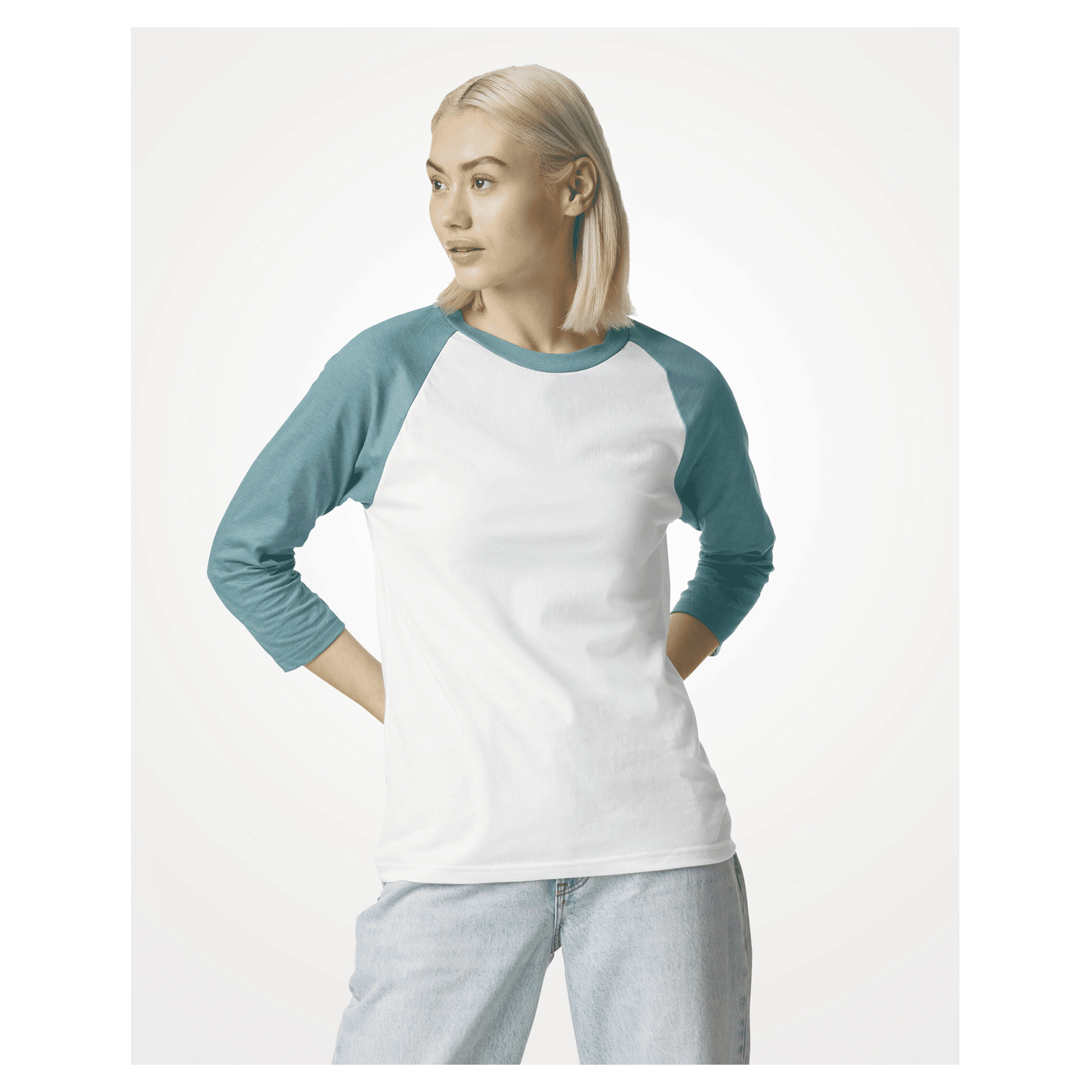 2003CVC American Apparel CVC Unisex Raglan T-shirt