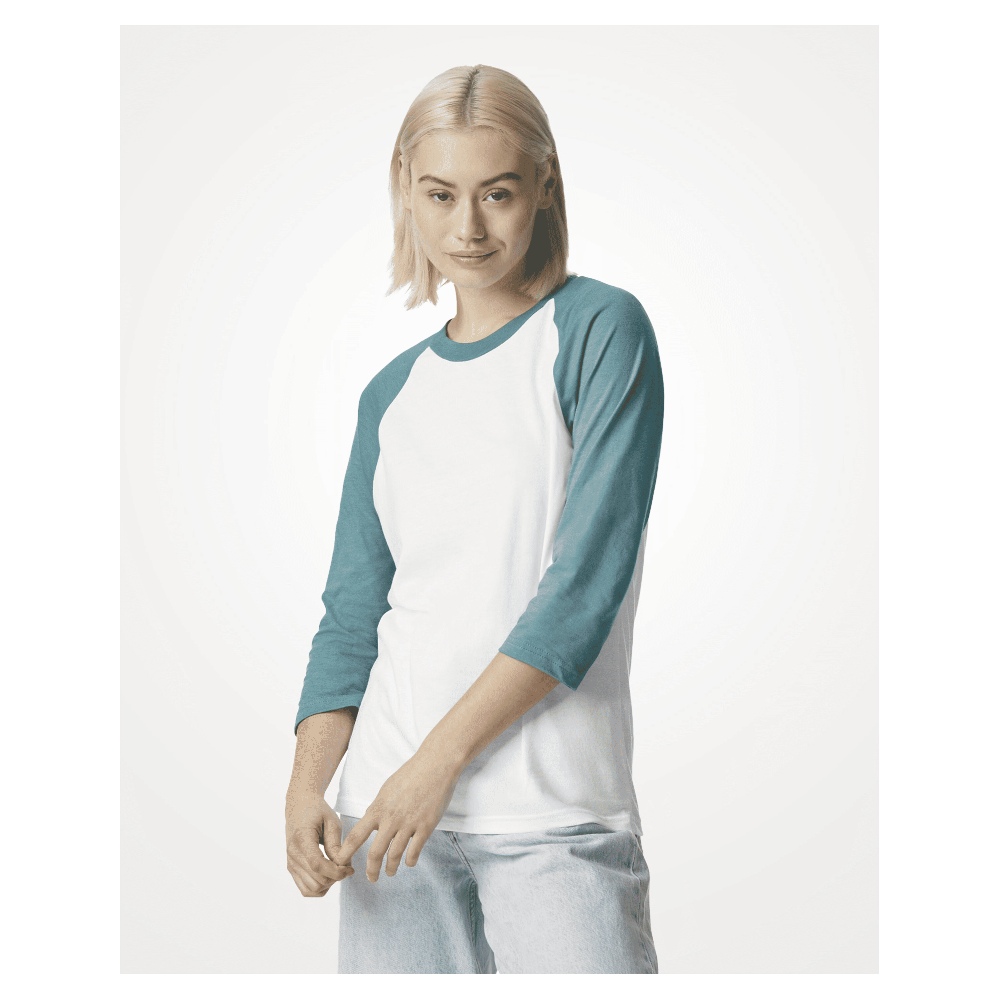 2003CVC American Apparel CVC Unisex Raglan T-shirt