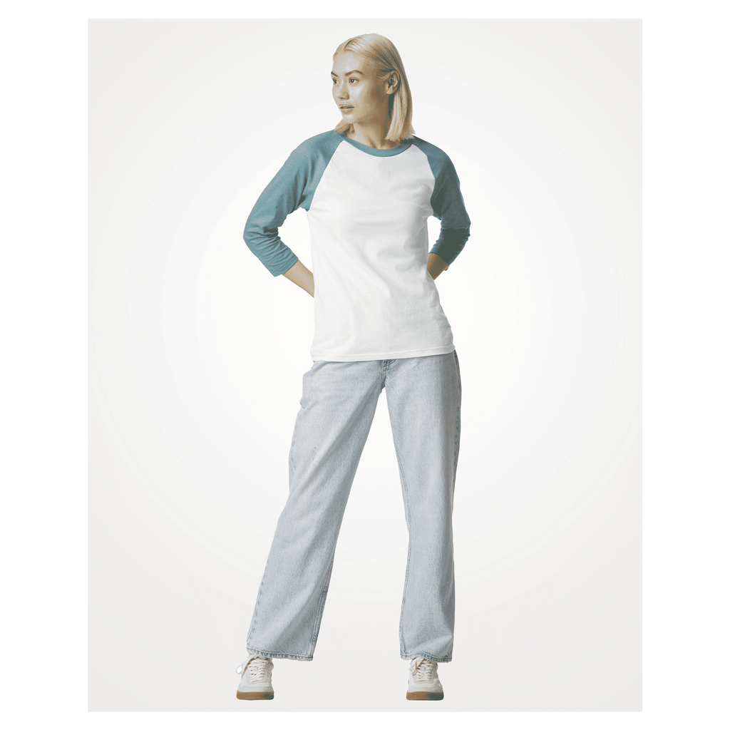 2003CVC American Apparel CVC Unisex Raglan T-shirt