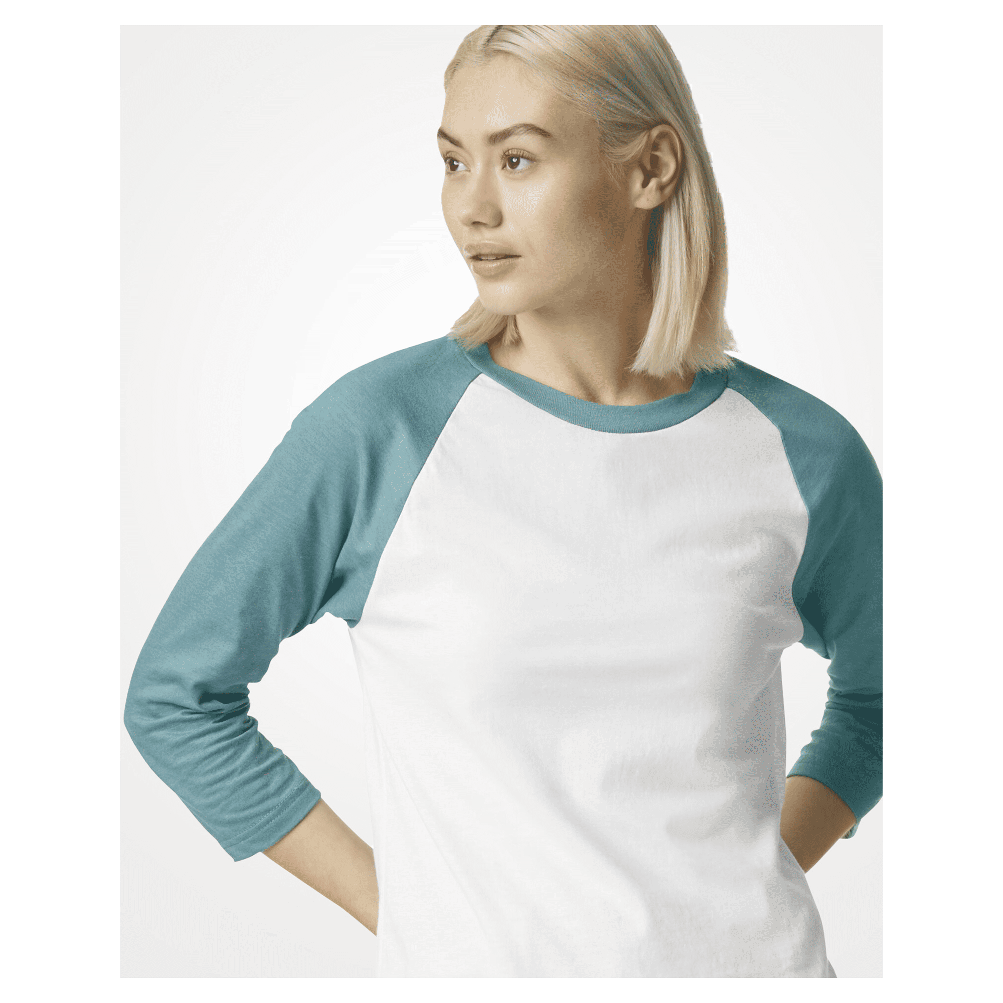2003CVC American Apparel CVC Unisex Raglan T-shirt