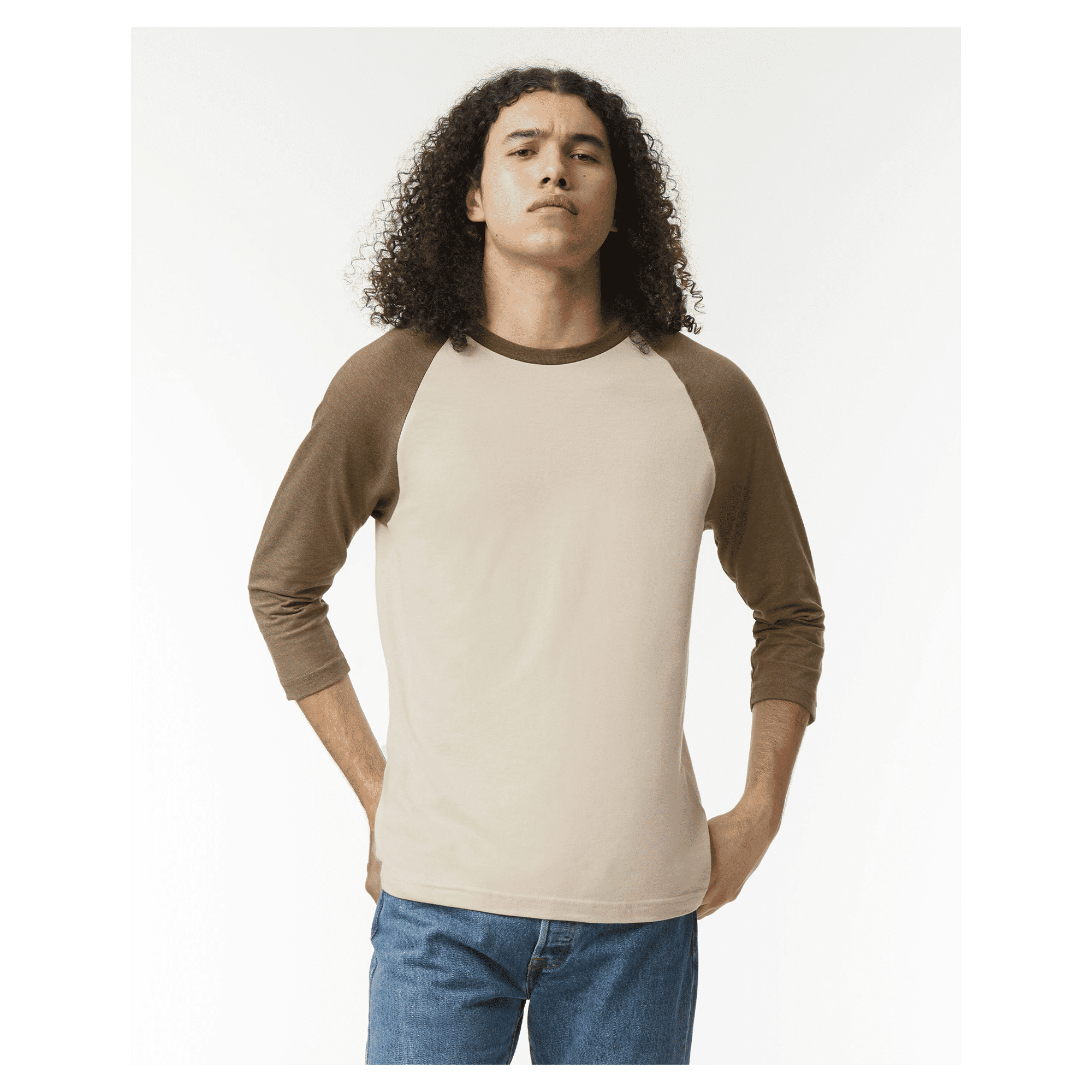 2003CVC American Apparel CVC Unisex Raglan T-shirt