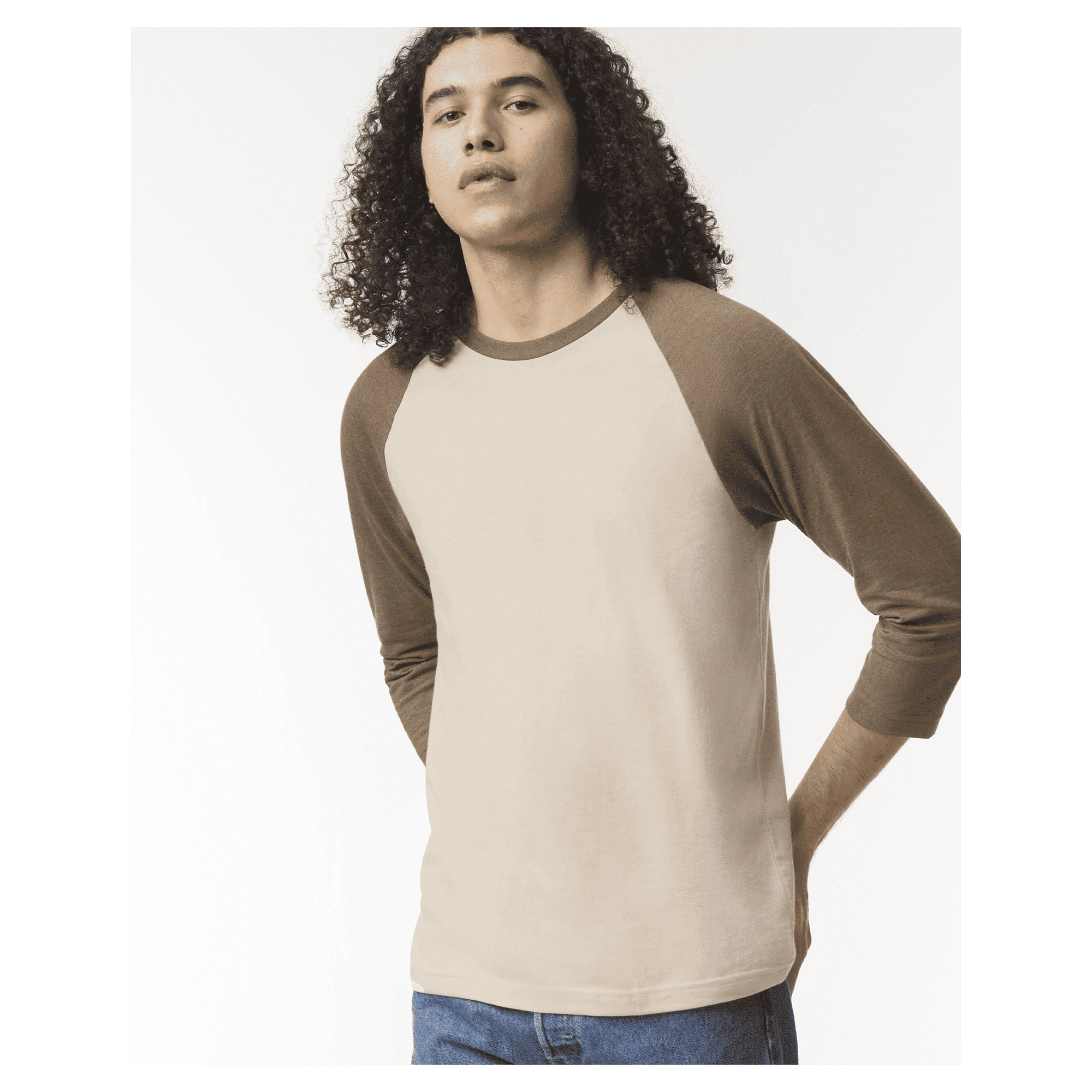 2003CVC American Apparel CVC Unisex Raglan T-shirt