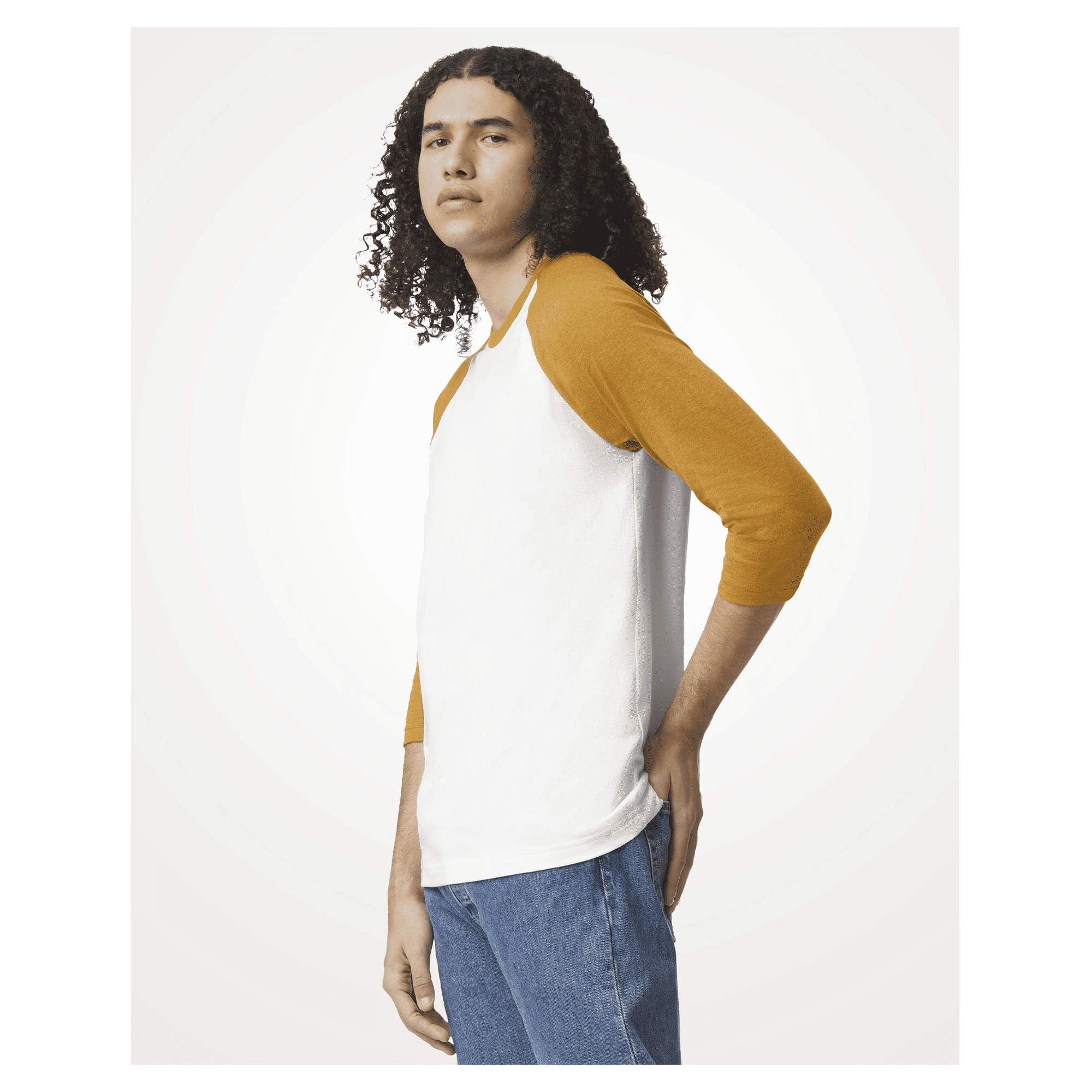 2003CVC American Apparel CVC Unisex Raglan T-shirt