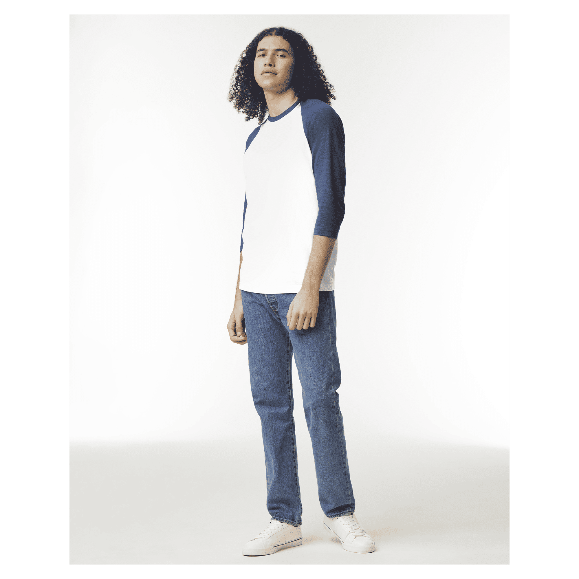 2003CVC American Apparel CVC Unisex Raglan T-shirt