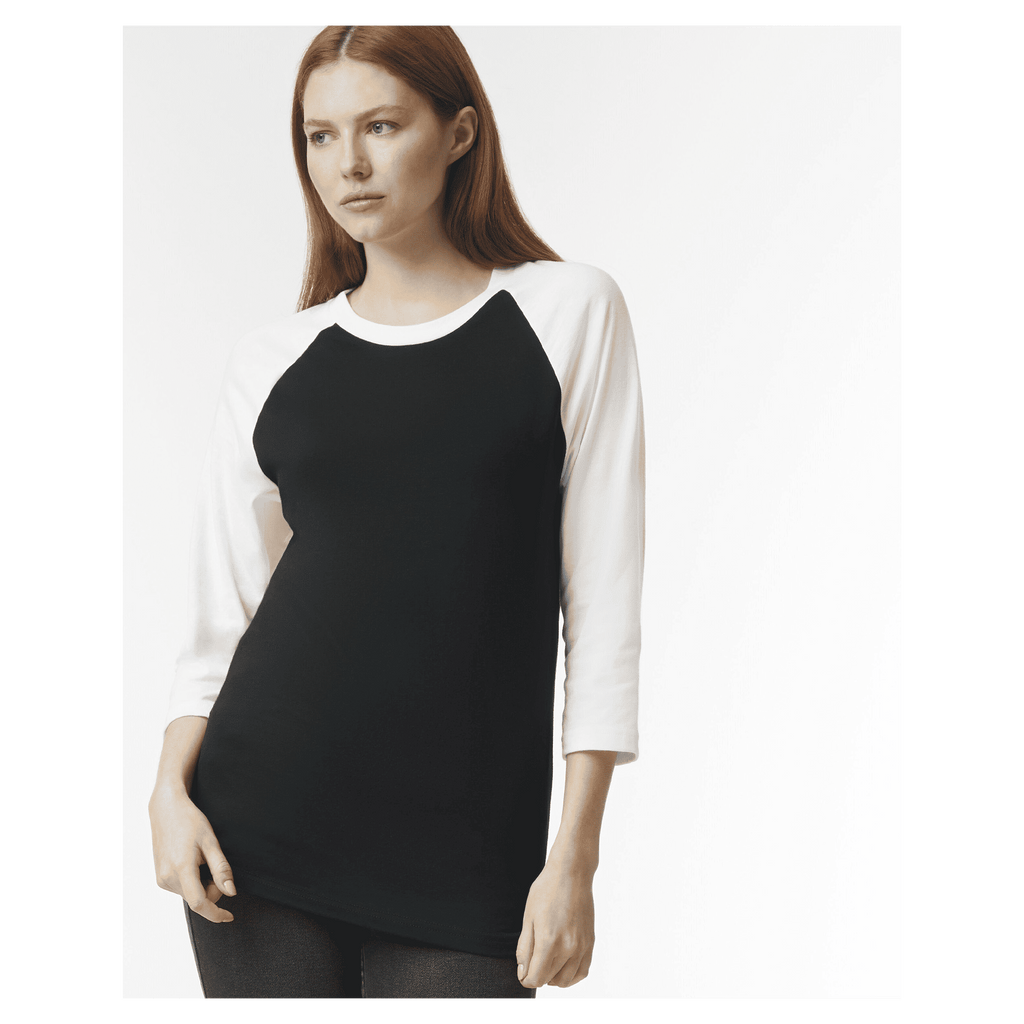 2003CVC American Apparel CVC Unisex Raglan T-shirt