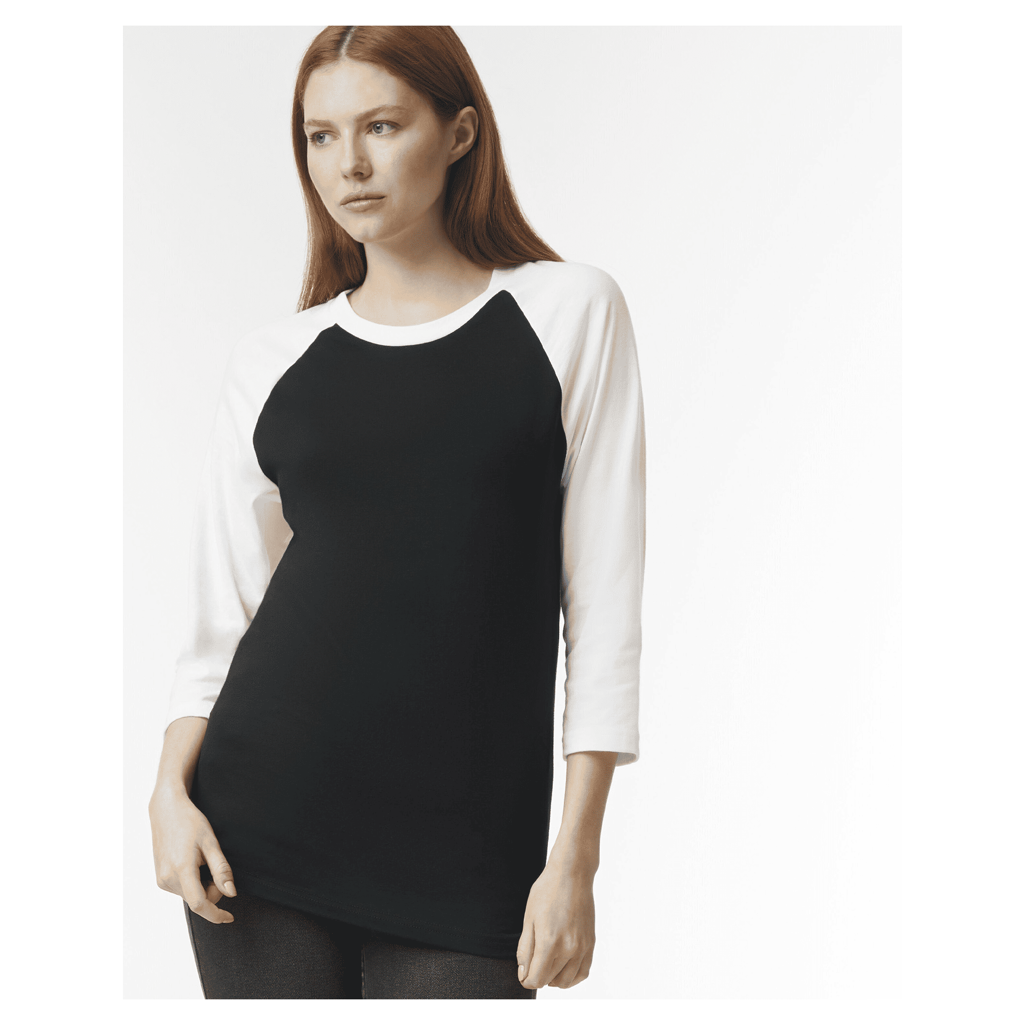 2003CVC American Apparel CVC Unisex Raglan T-shirt