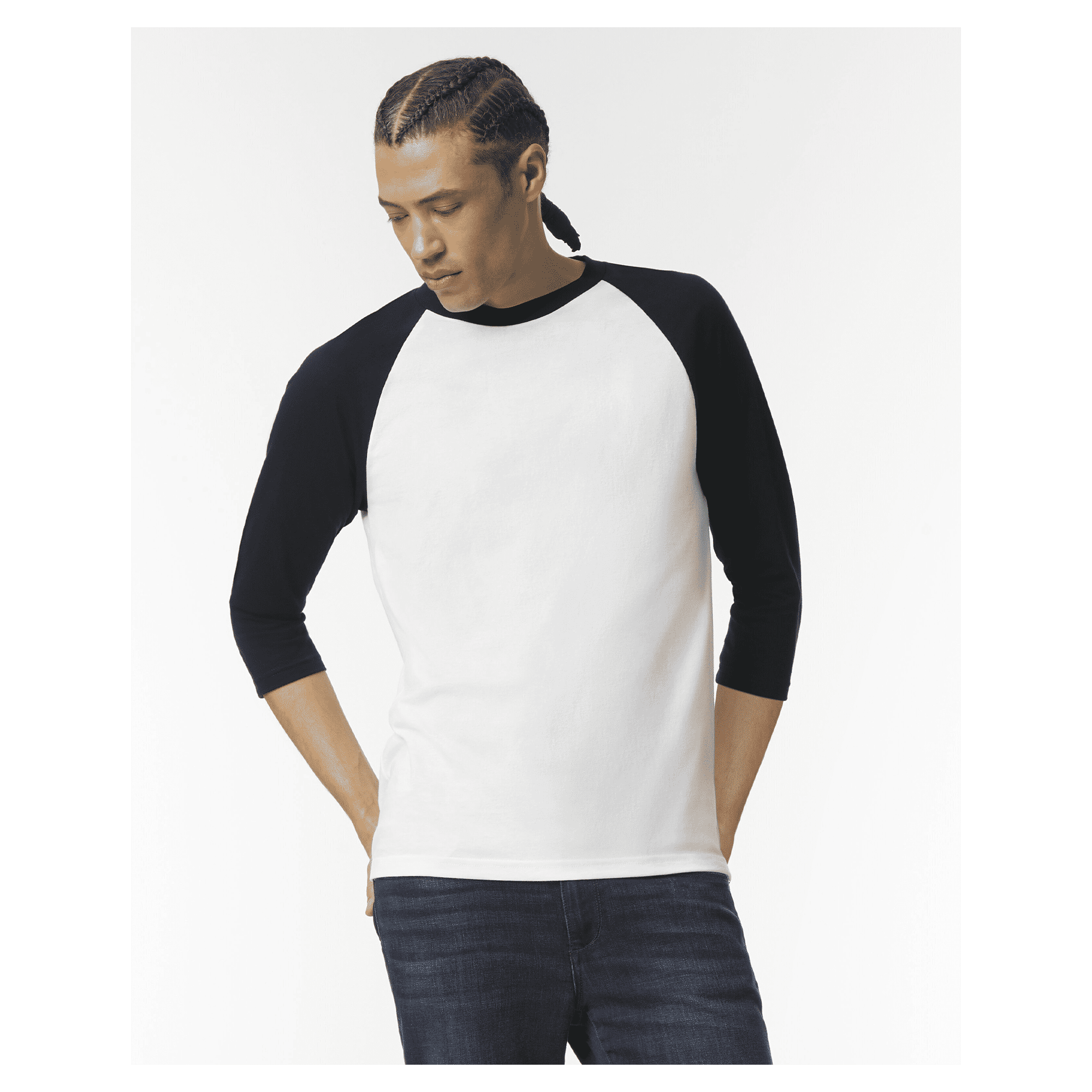 2003CVC American Apparel CVC Unisex Raglan T-shirt