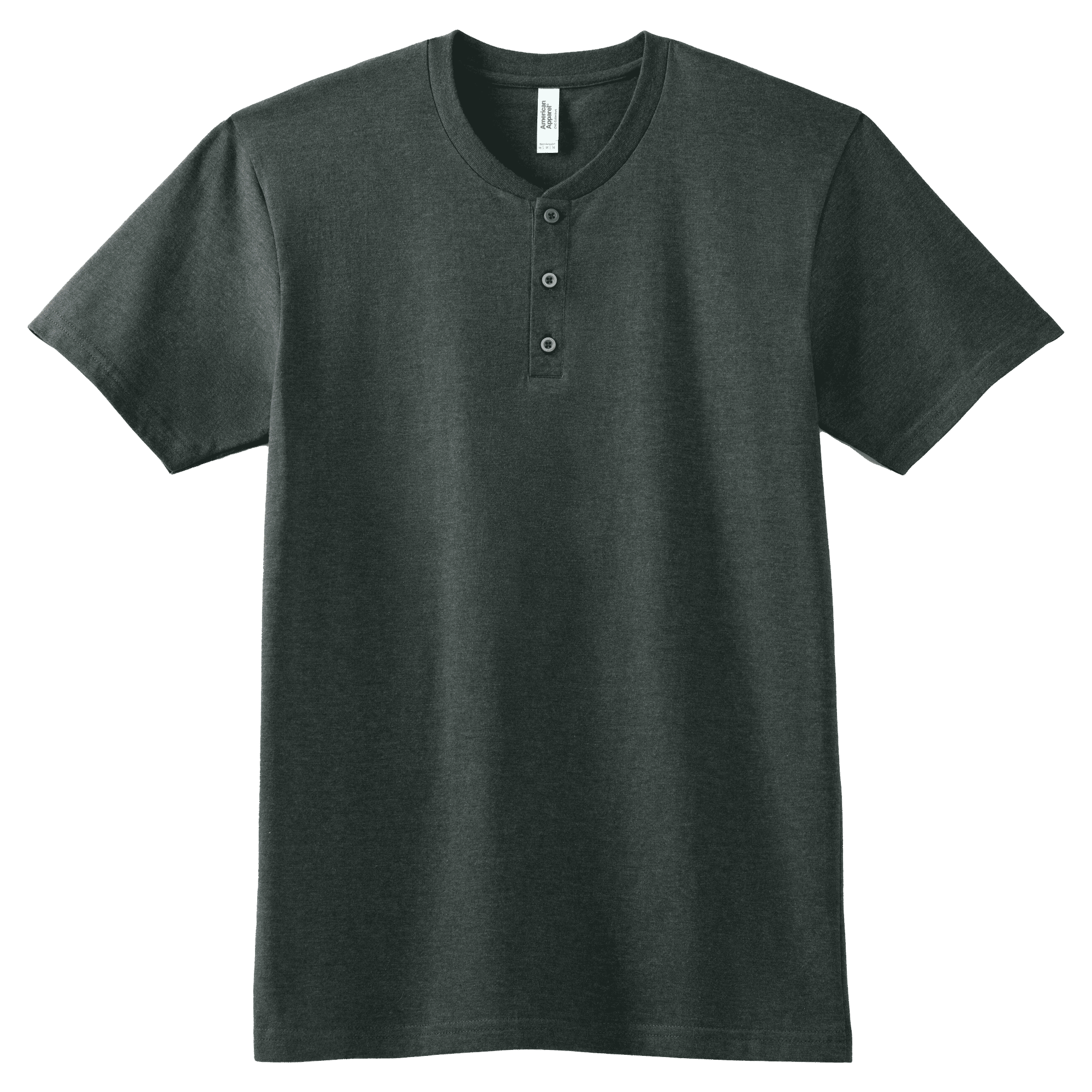 2004CVC American Apparel CVC Unisex Henley T-shirt
