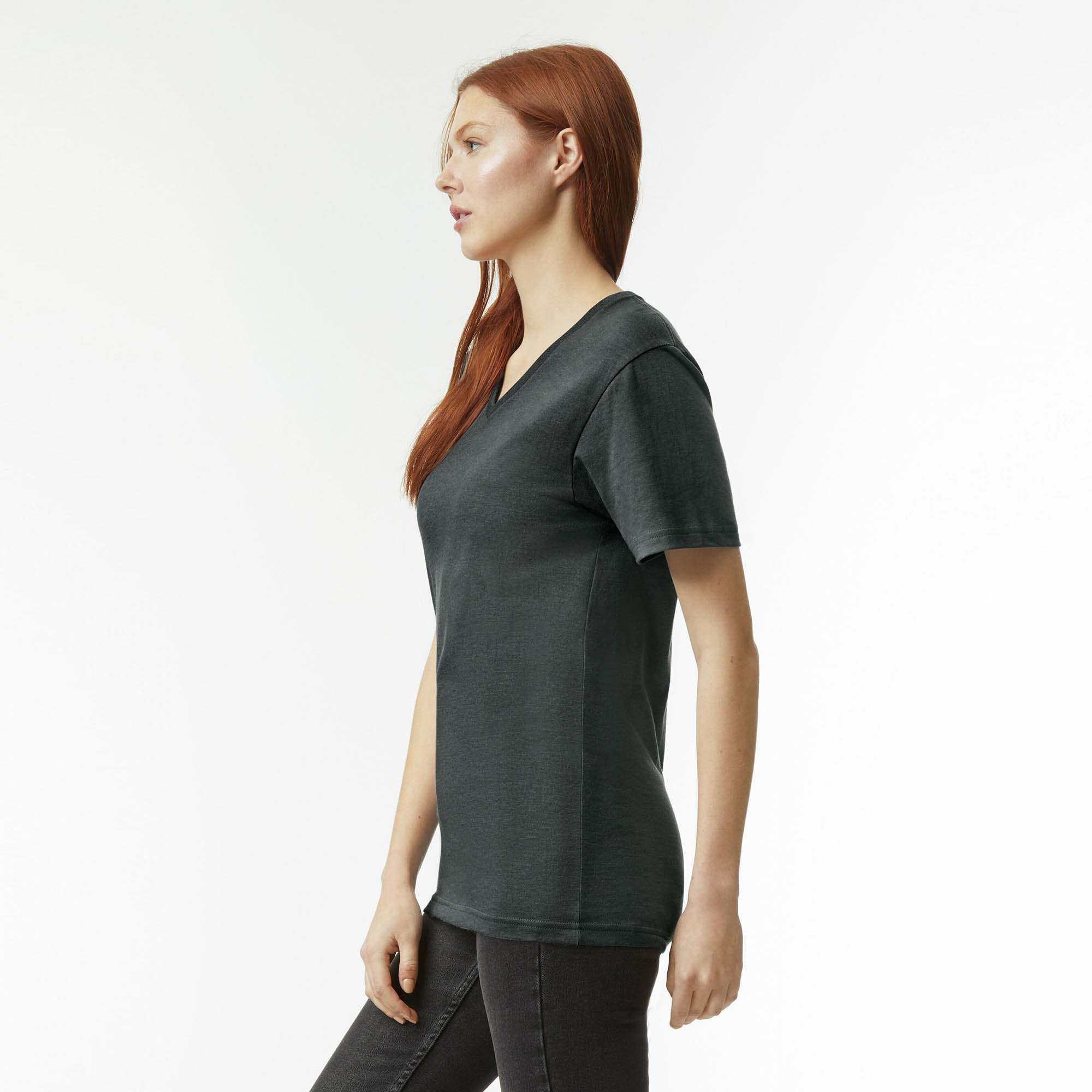 2006CVC American Apparel CVC Unisex V-neck T-shirt