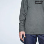 2007W American Apparel Cotton Long Sleeve Fine Jersey T-shirt