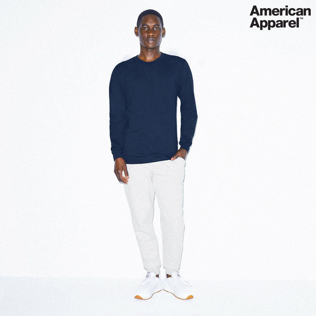 2007W American Apparel Cotton Long Sleeve Fine Jersey T-shirt