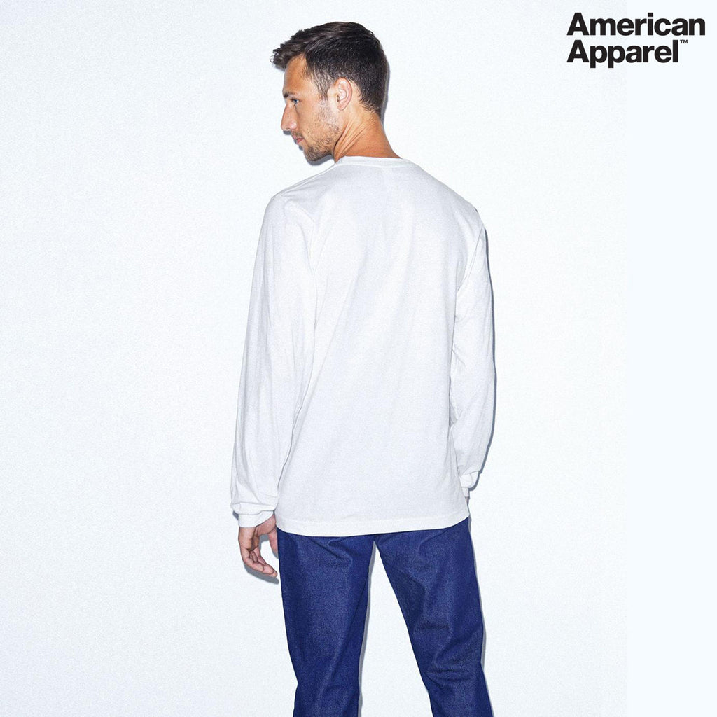2007W American Apparel Cotton Long Sleeve Fine Jersey T-shirt