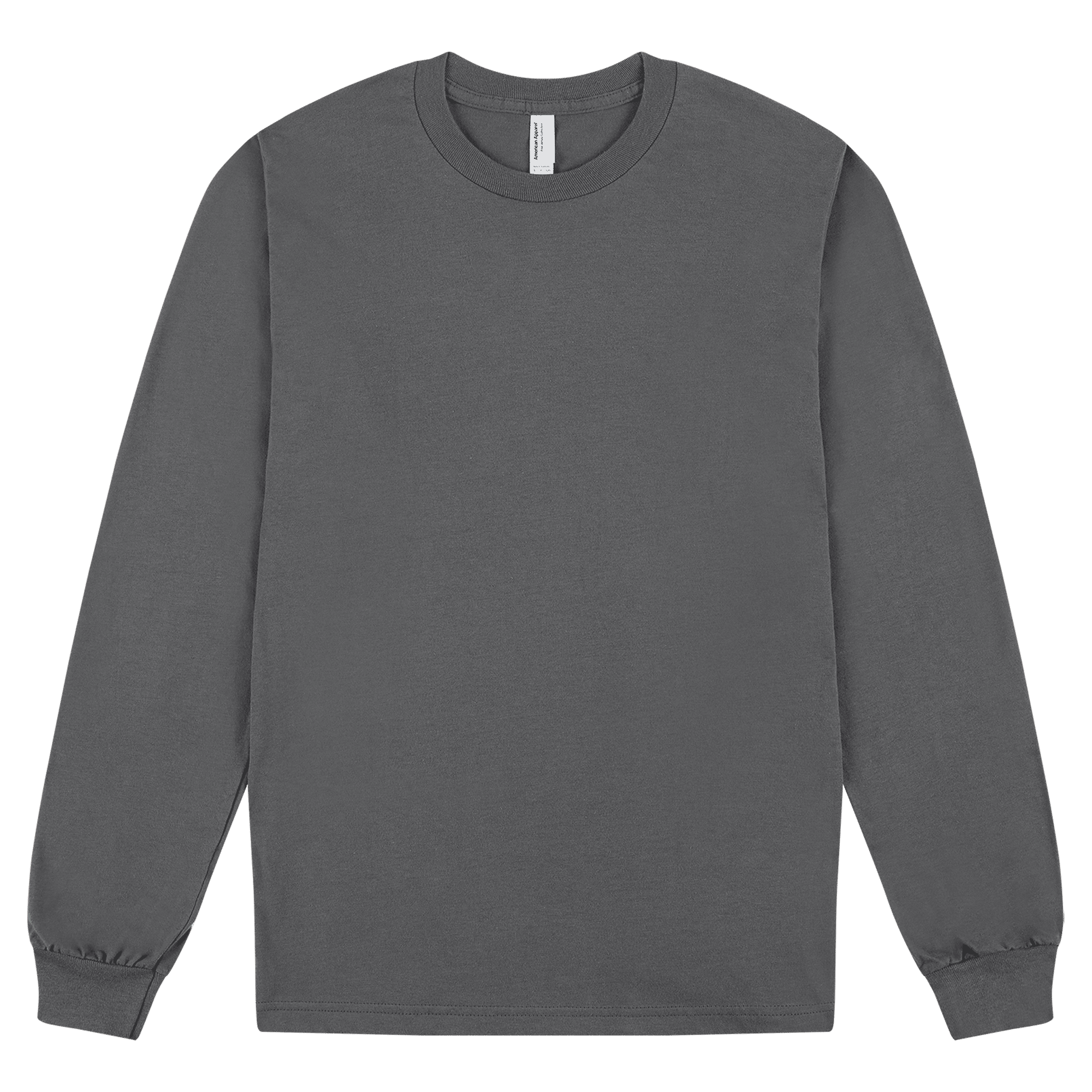 2007W American Apparel Cotton Long Sleeve Fine Jersey T-shirt