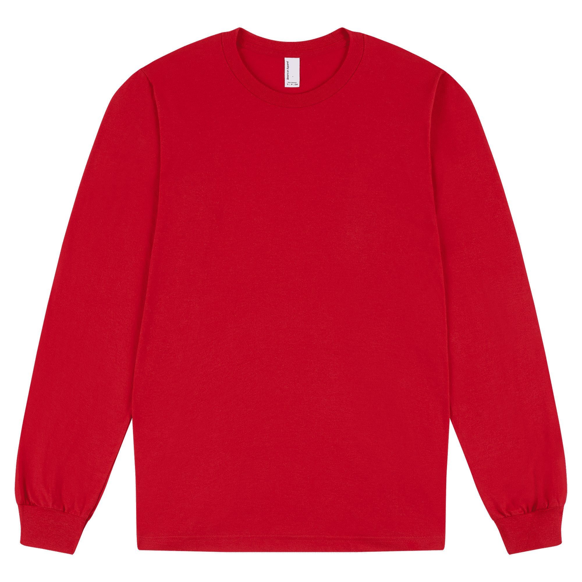 2007W American Apparel Cotton Long Sleeve Fine Jersey T-shirt