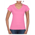64V00L Gildan Softstyle Ladies' V-Neck T-Shirt