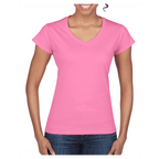 64V00L Gildan Softstyle Ladies' V-Neck T-Shirt