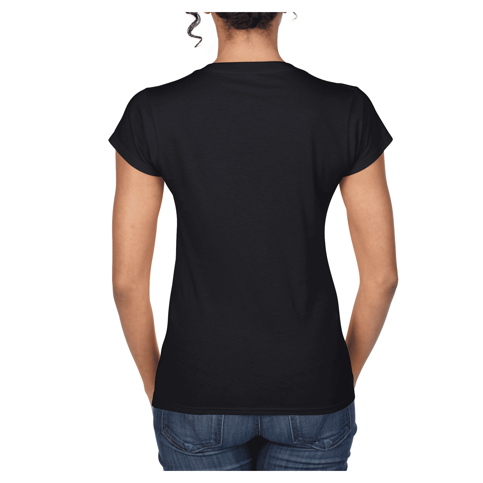 64V00L Gildan Softstyle Ladies' V-Neck T-Shirt