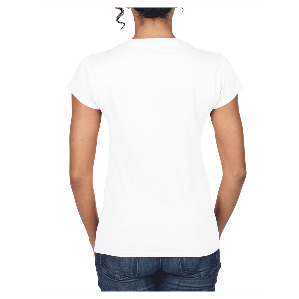 64V00L Gildan Softstyle Ladies' V-Neck T-Shirt