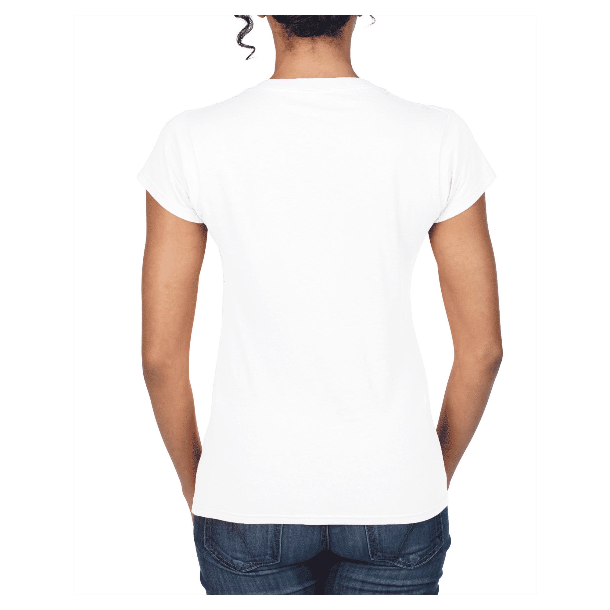 64V00L Gildan Softstyle Ladies' V-Neck T-Shirt