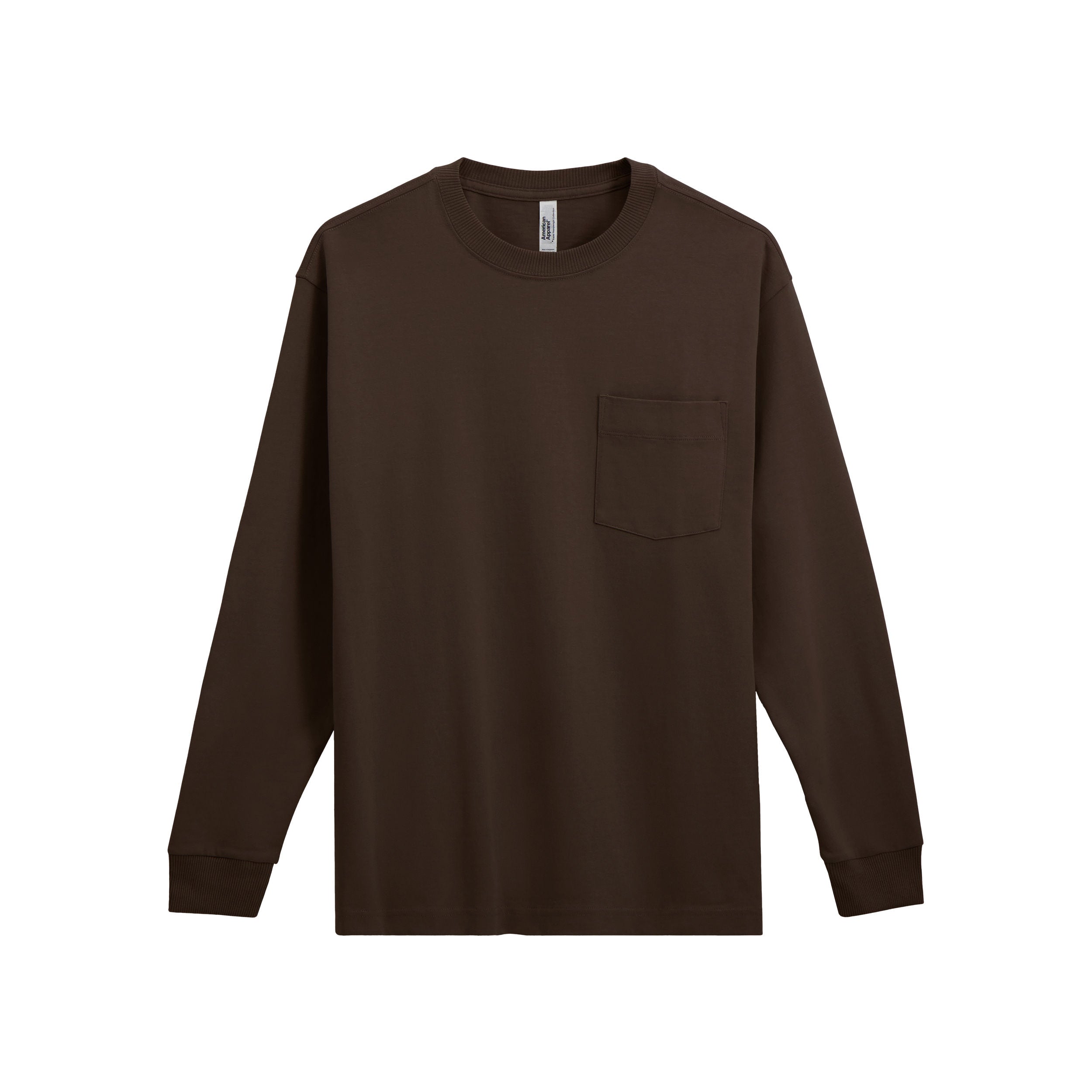 9410 American Apparel Super Heavyweight Long Sleeve T-Shirt with Pocket