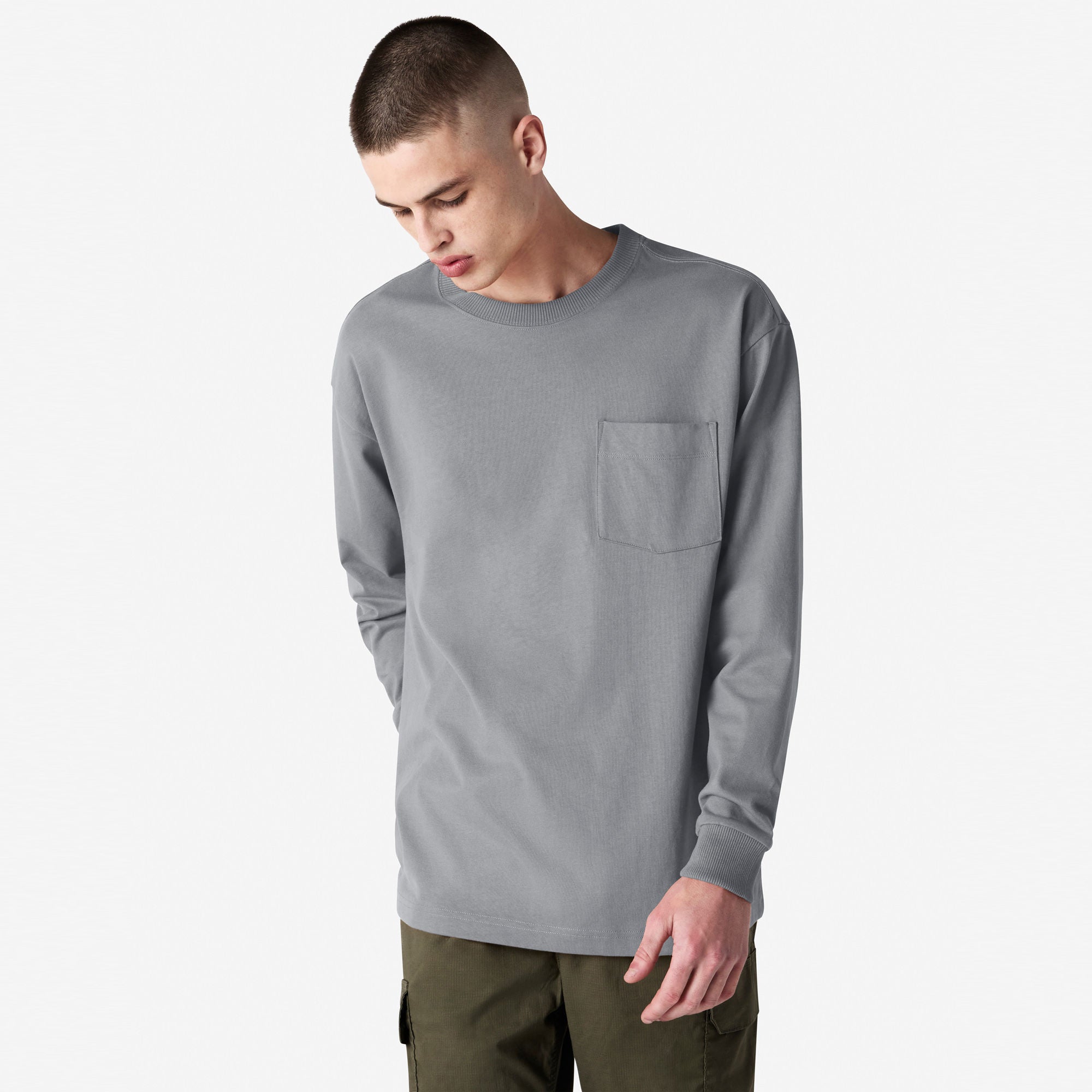 9410 American Apparel Super Heavyweight Long Sleeve T-Shirt with Pocket