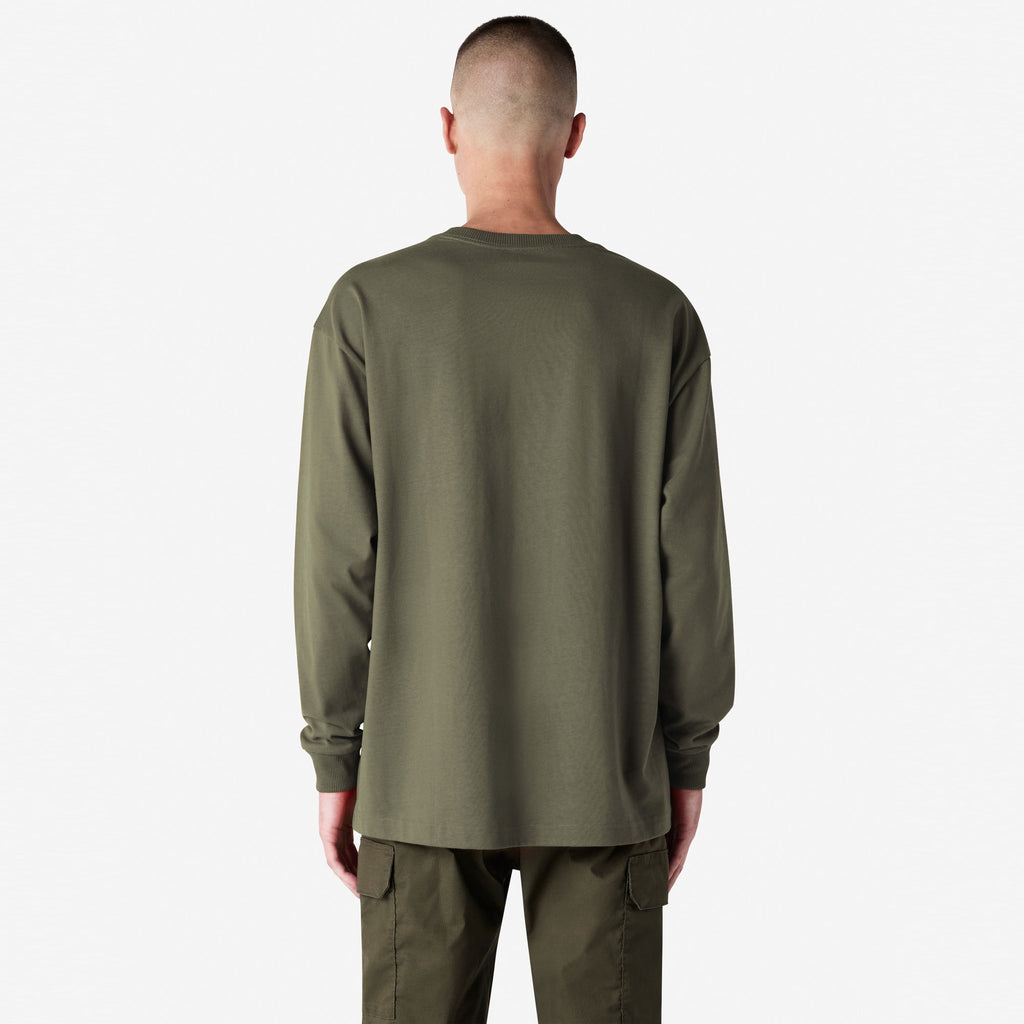 9410 American Apparel Super Heavyweight Long Sleeve T-Shirt with Pocket