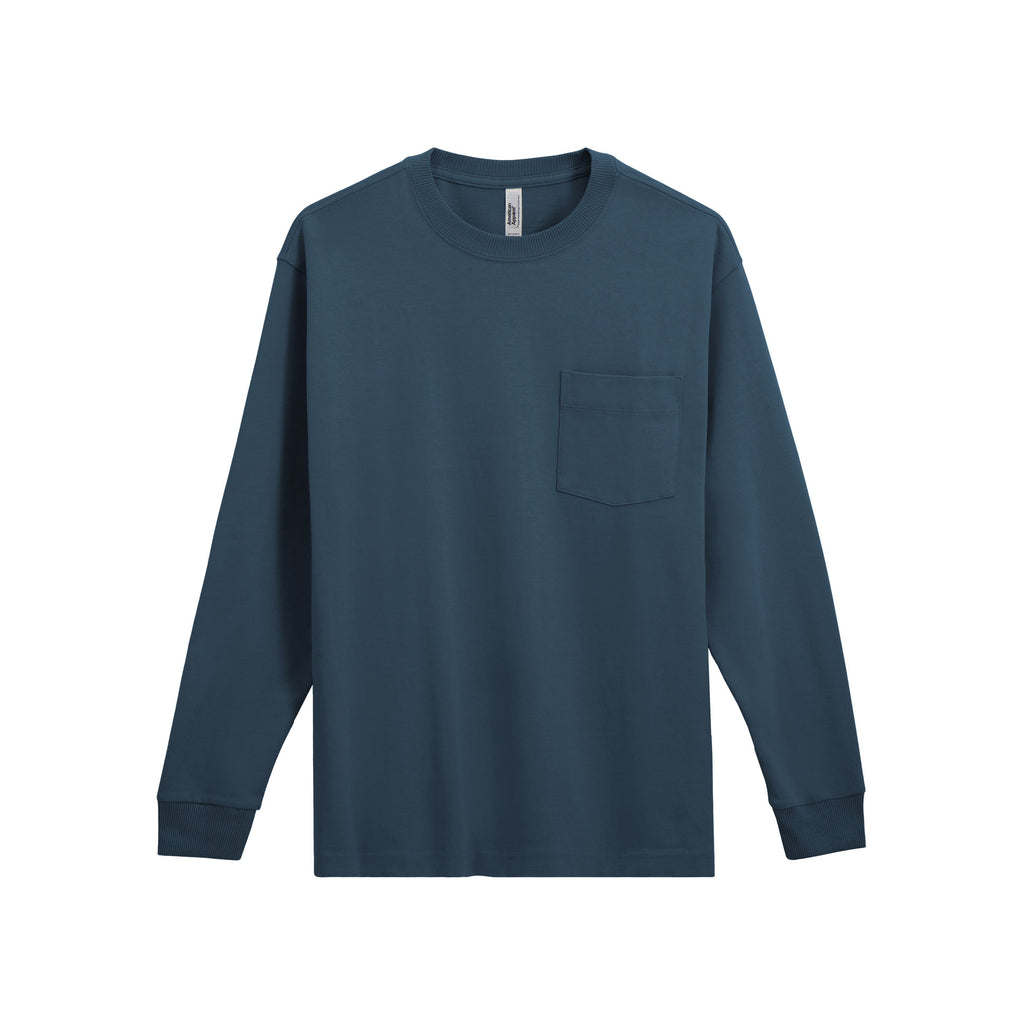 9410 American Apparel Super Heavyweight Long Sleeve T-Shirt with Pocket