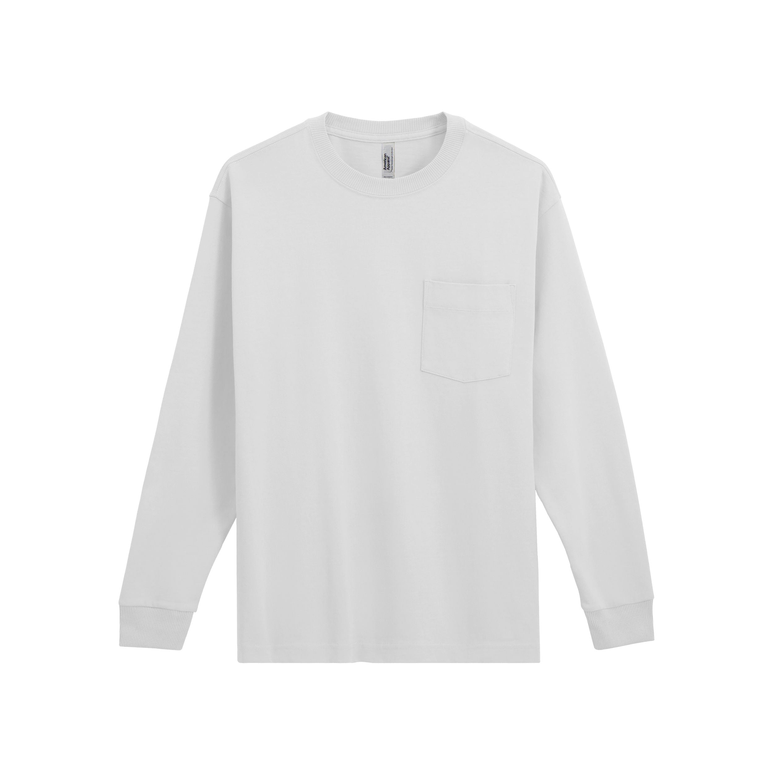 9410 American Apparel Super Heavyweight Long Sleeve T-Shirt with Pocket