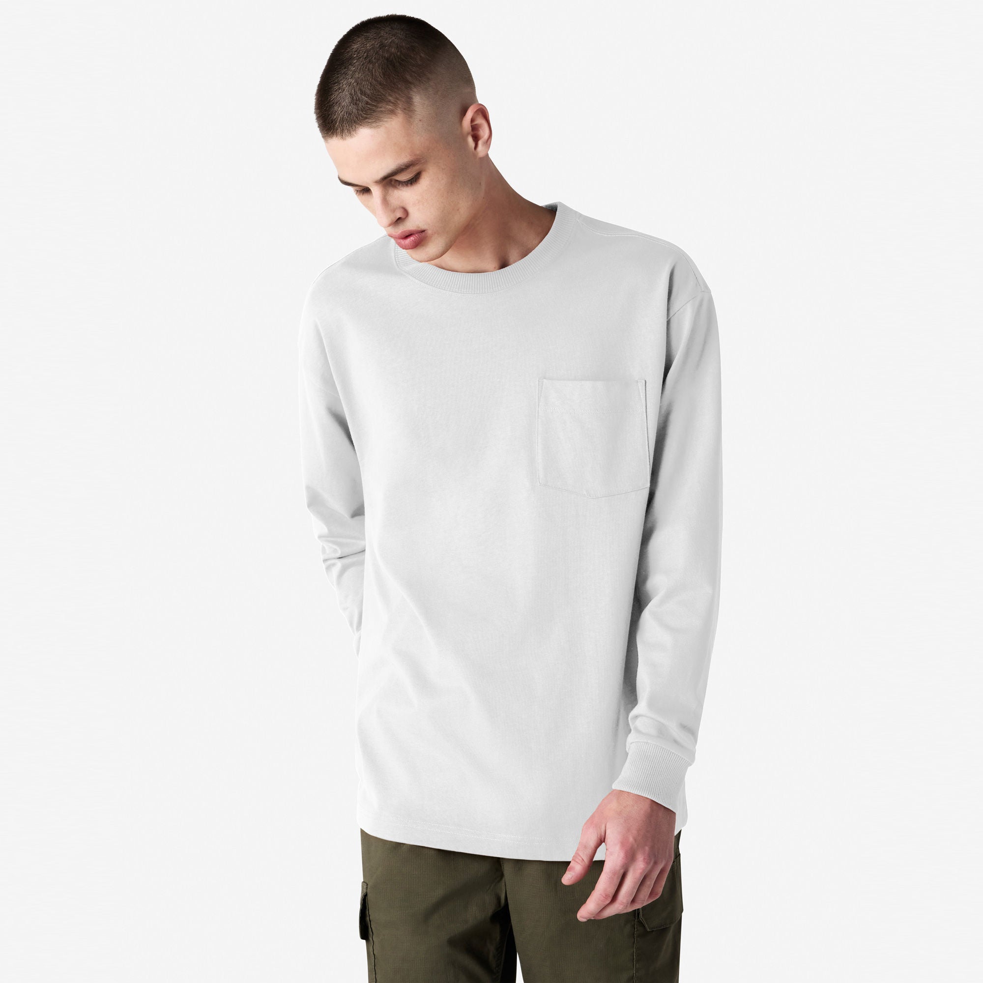 9410 American Apparel Super Heavyweight Long Sleeve T-Shirt with Pocket