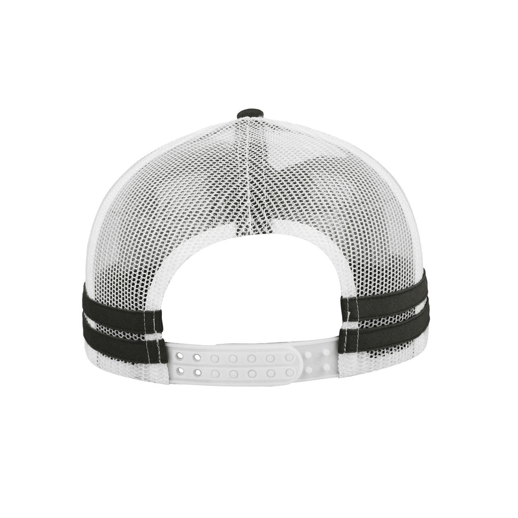 F24503 Headwear24 Striped Trucker Cap