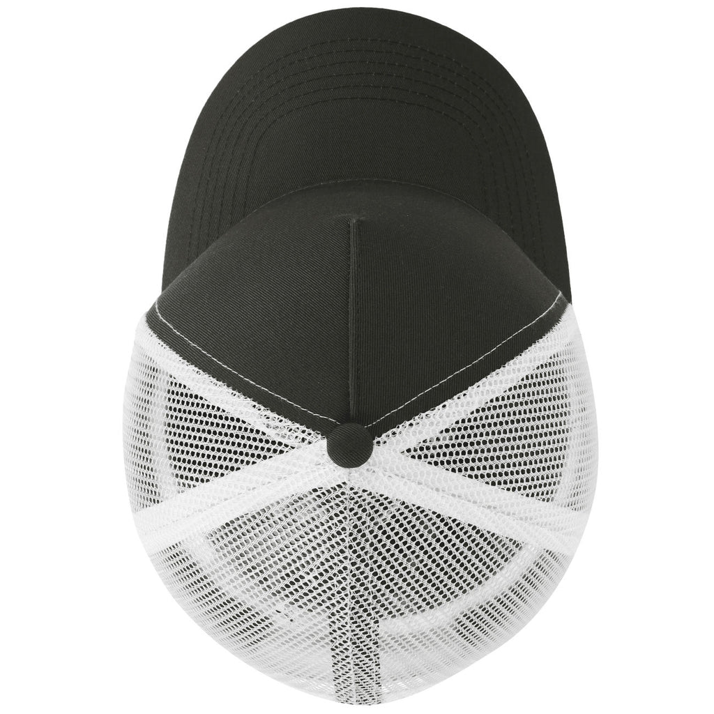 F24503 Headwear24 Striped Trucker Cap