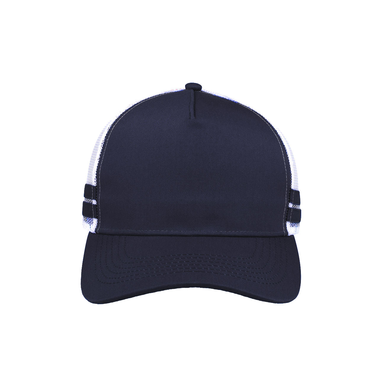 F24503 Headwear24 Striped Trucker Cap