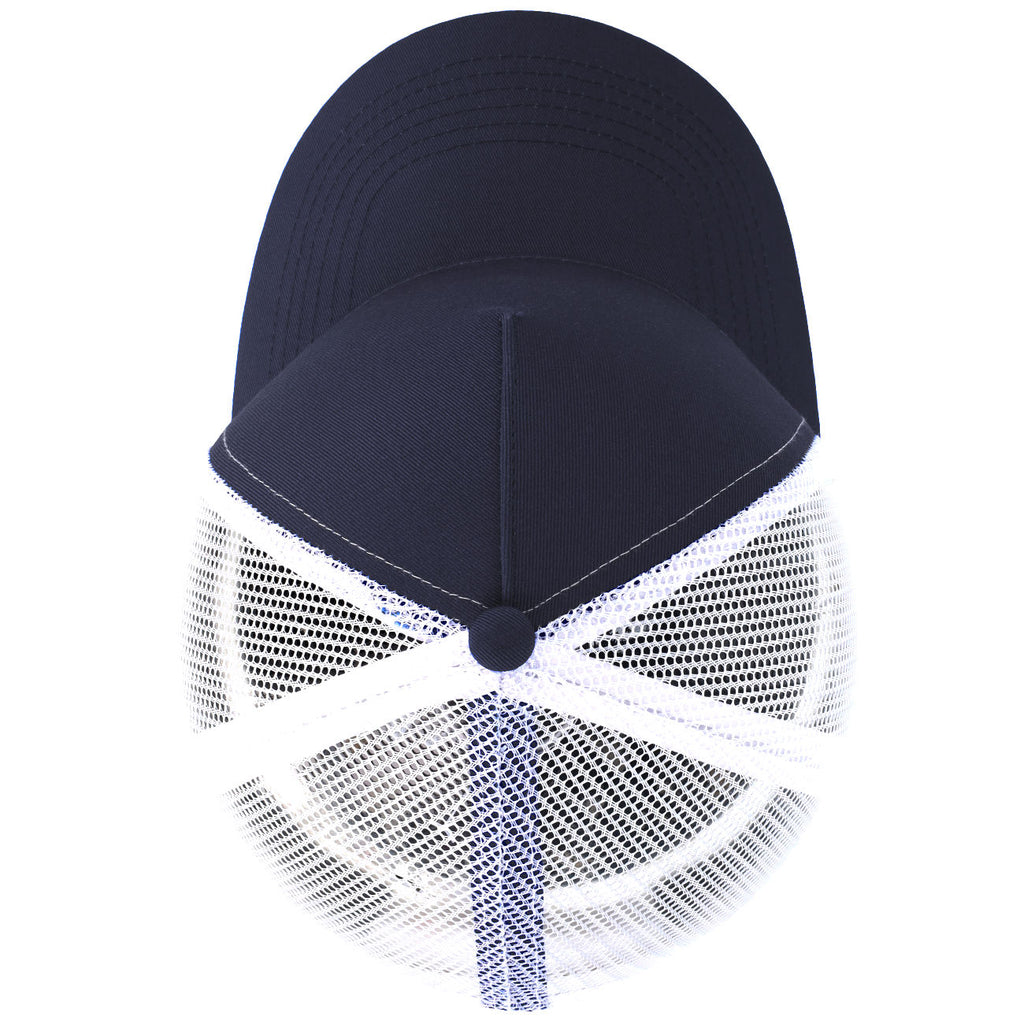 F24503 Headwear24 Striped Trucker Cap
