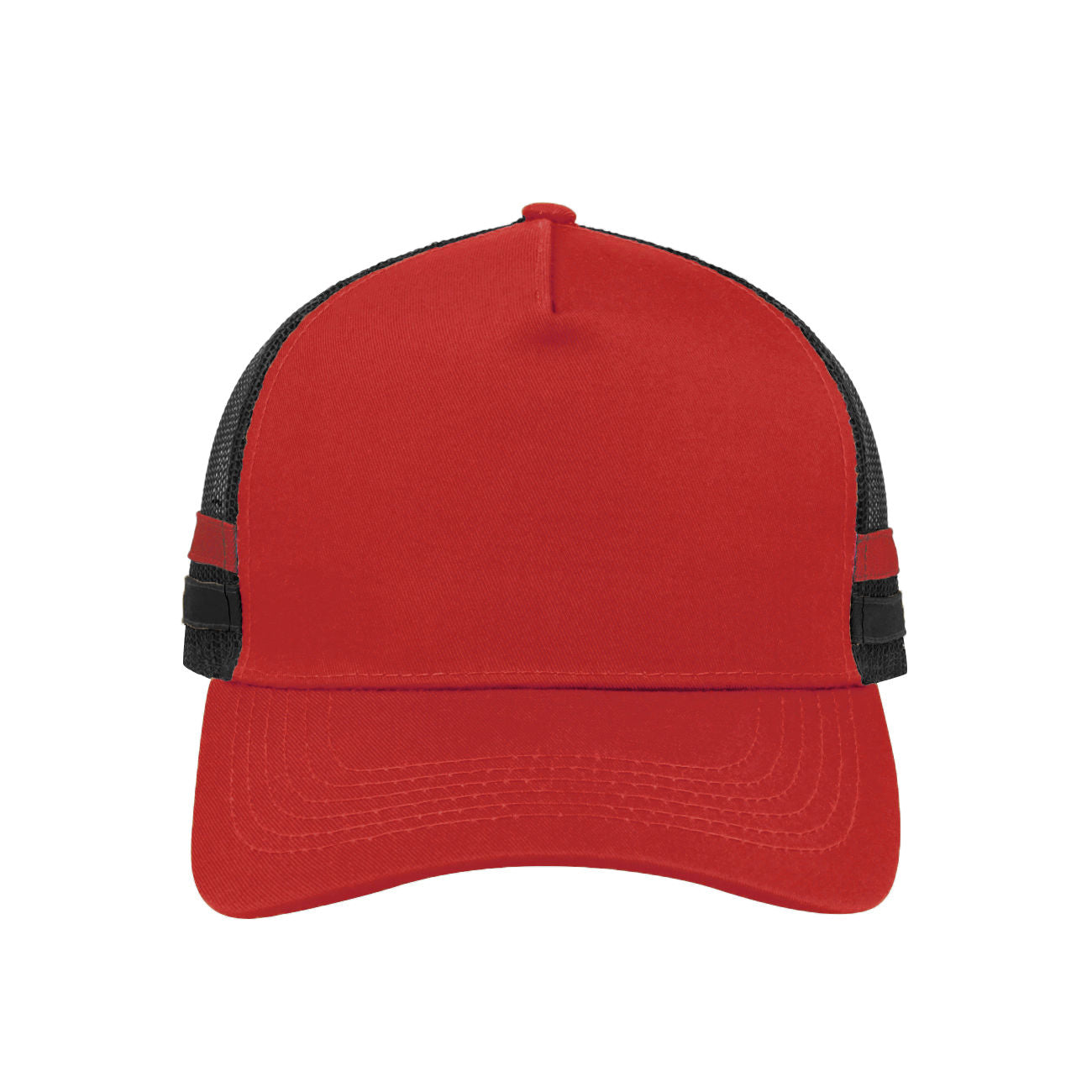 F24503 Headwear24 Striped Trucker Cap