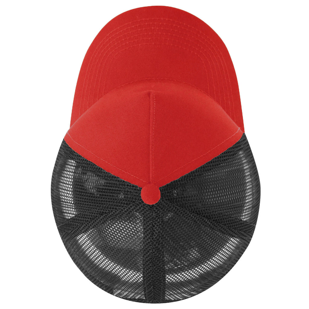 F24503 Headwear24 Striped Trucker Cap