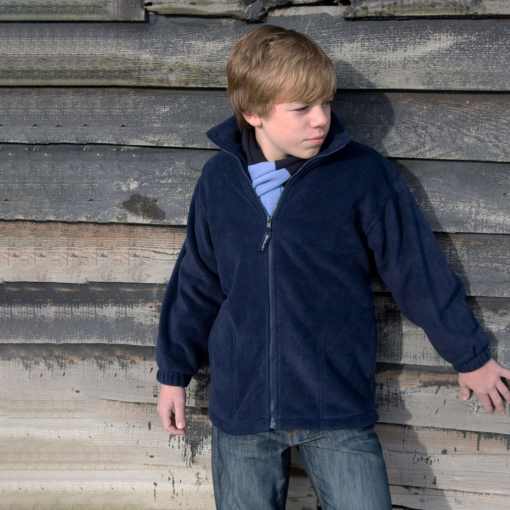 R036B Result Youth Polartherm Full Zip Top