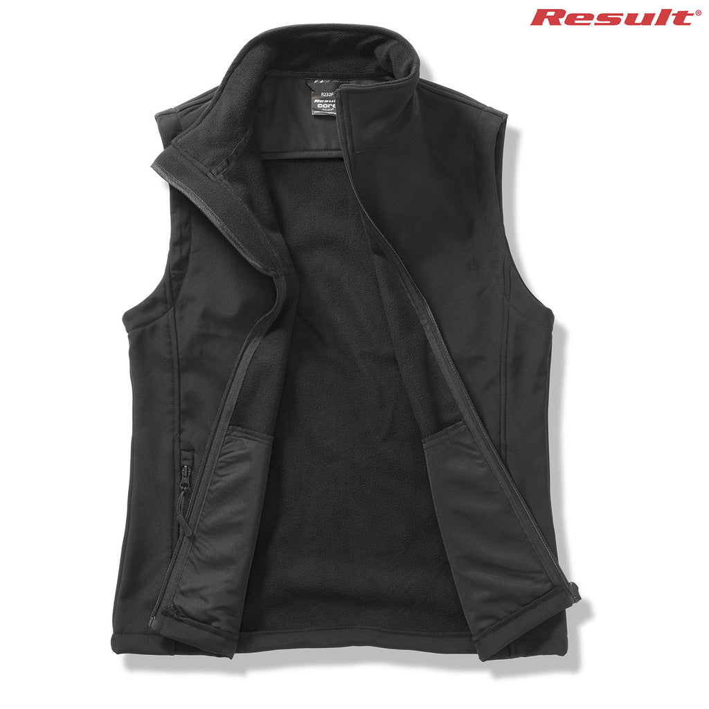 R232F Result Ladies Printable Softshell Vest