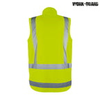 R461X Work-Guard Reversible Fleece Lined Safety Vest Day/Night